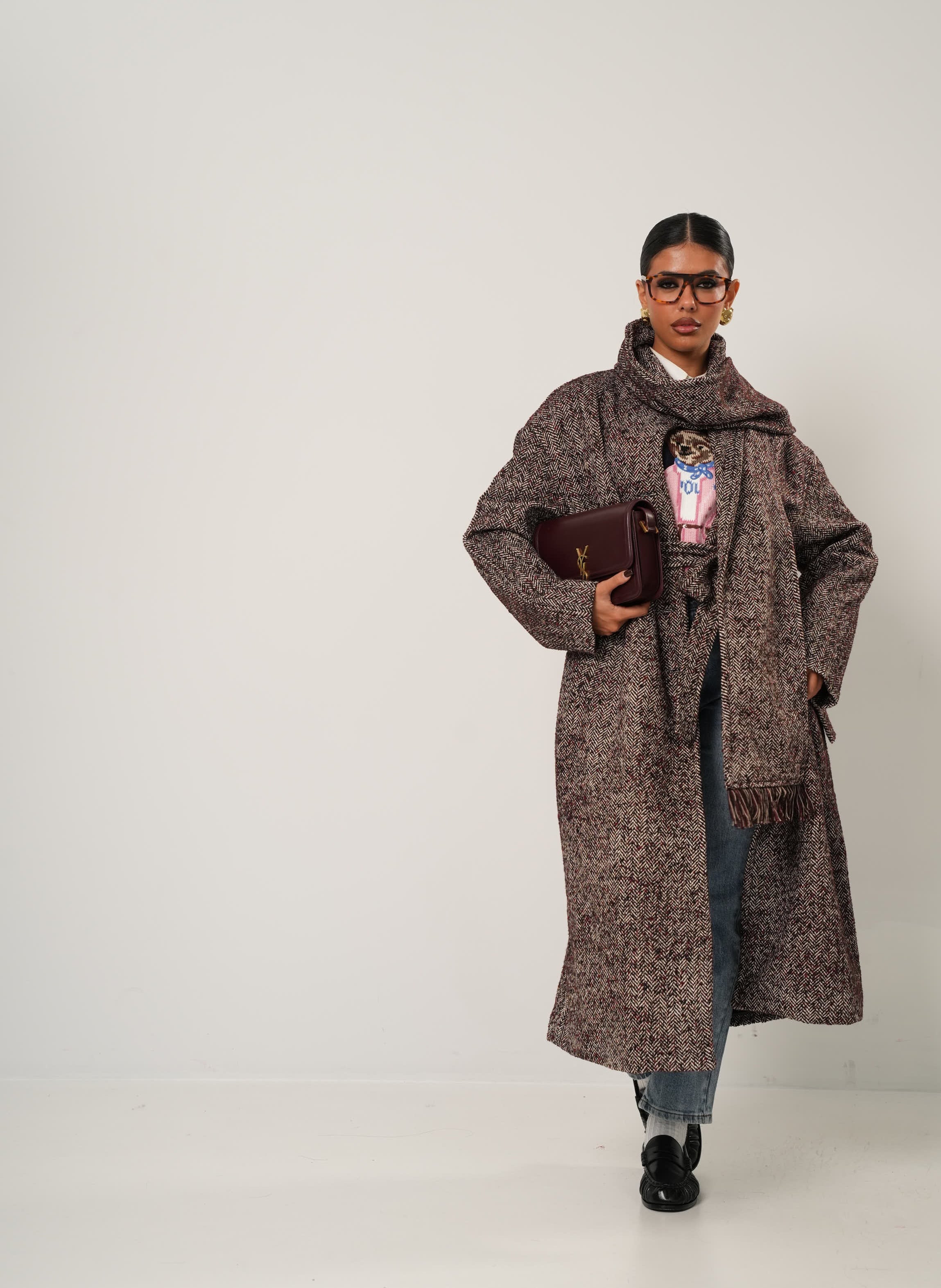 CAPPOTTO SPIGATO MAGGIE BORDEUAX BY LUMINA