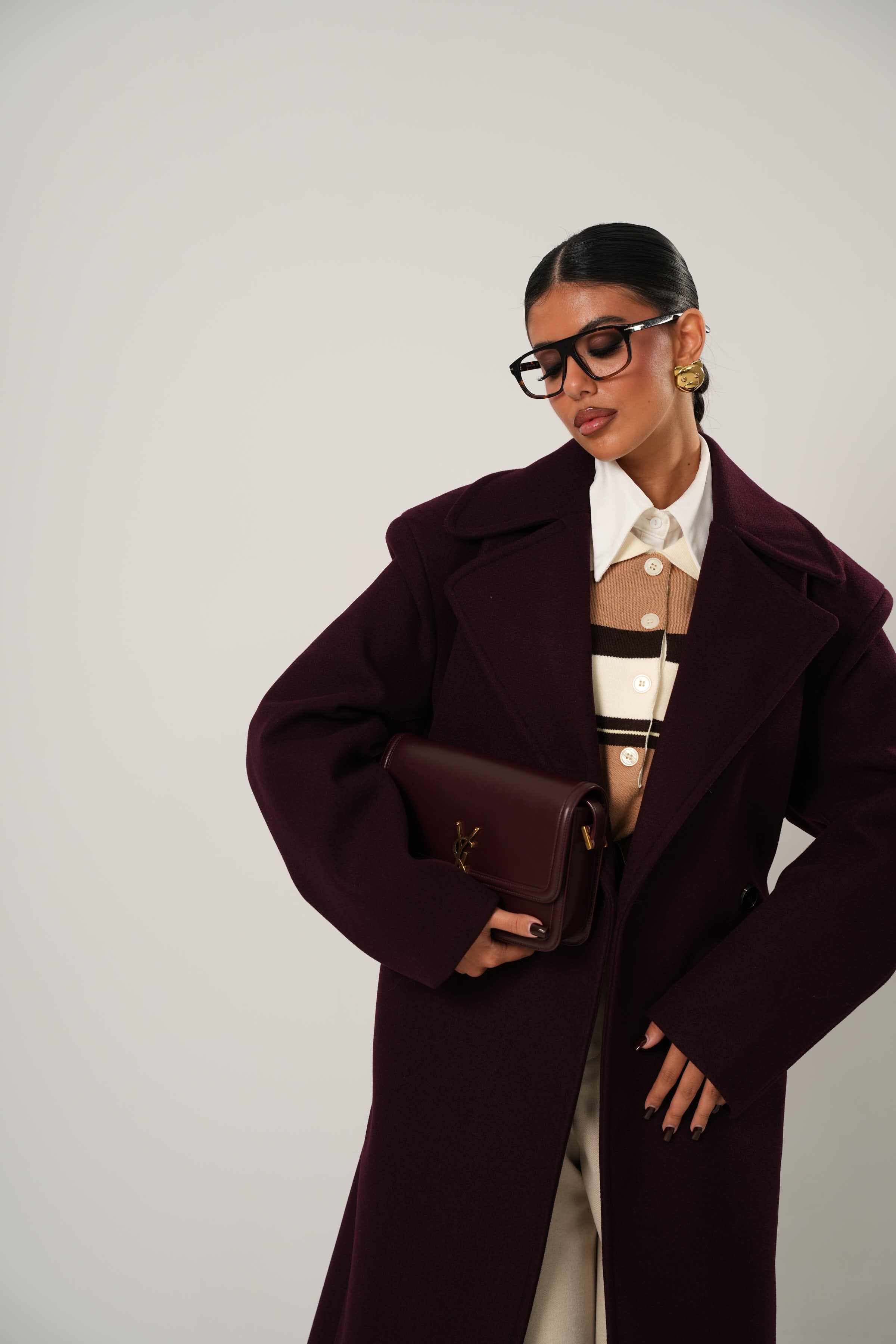 CAPPOTTO JOSANNA BORDEAUX BY LUMINA
