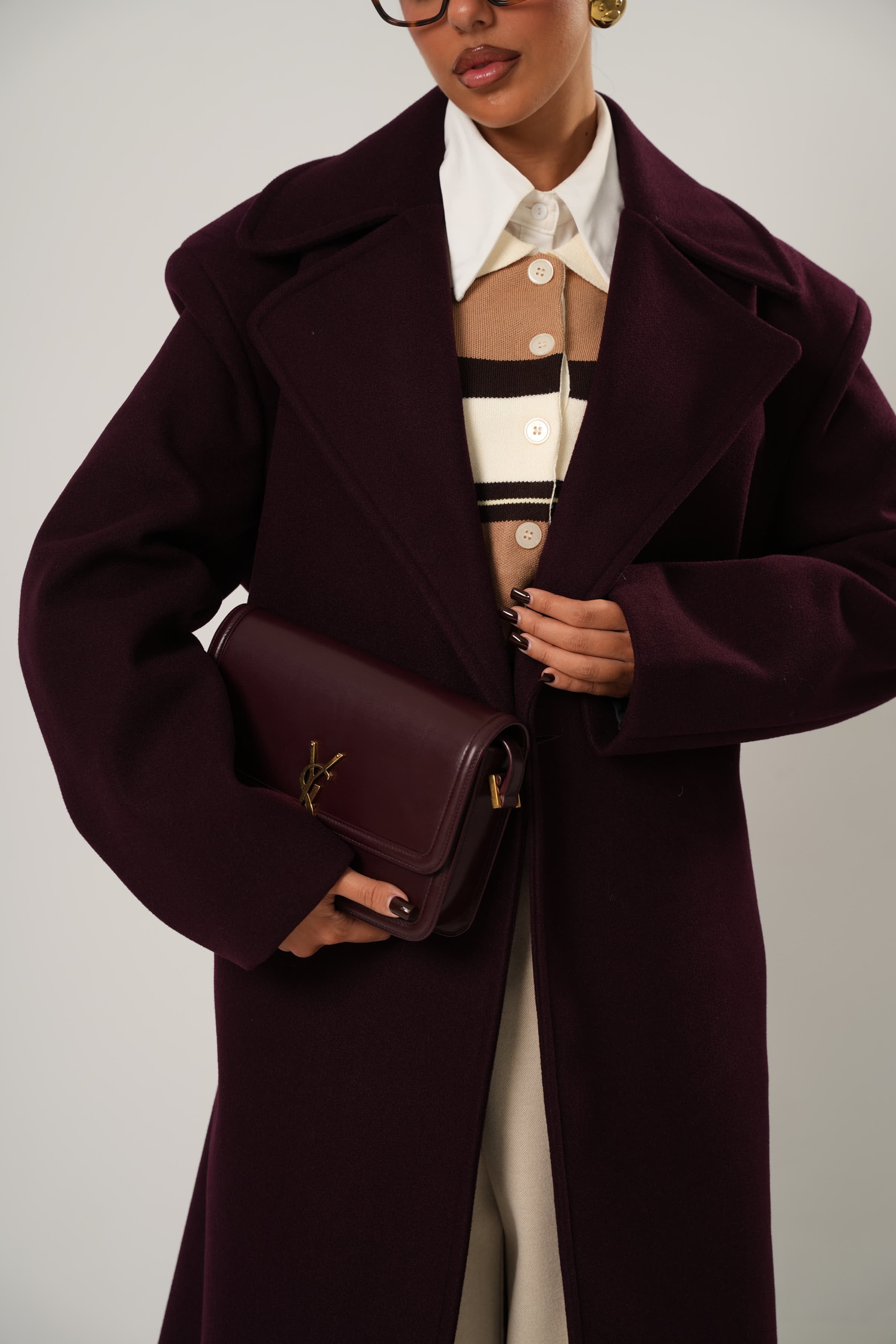 CAPPOTTO JOSANNA BORDEAUX BY LUMINA