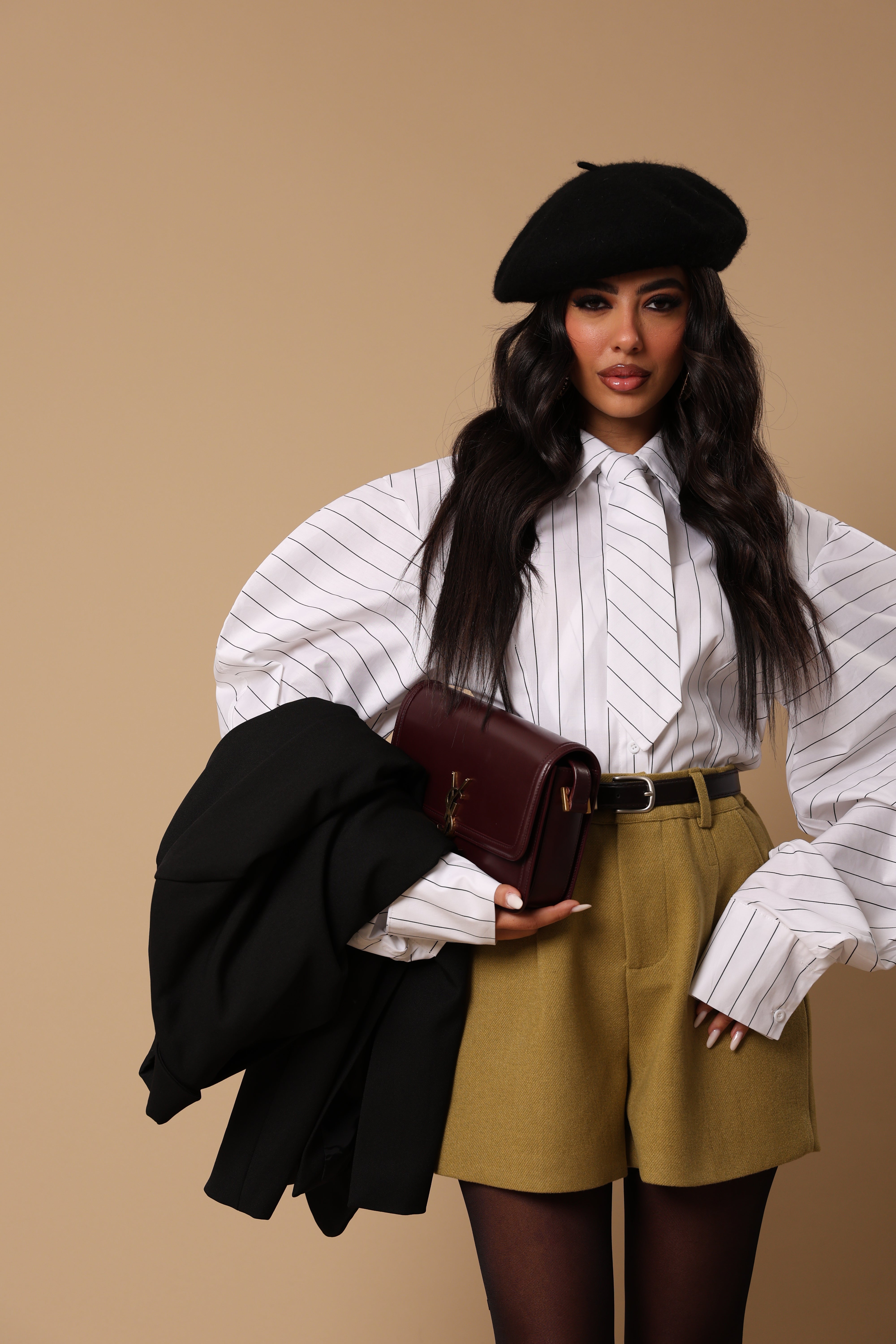 CAMICIA GESSATA ALAYA BIANCA + CRAVATTA