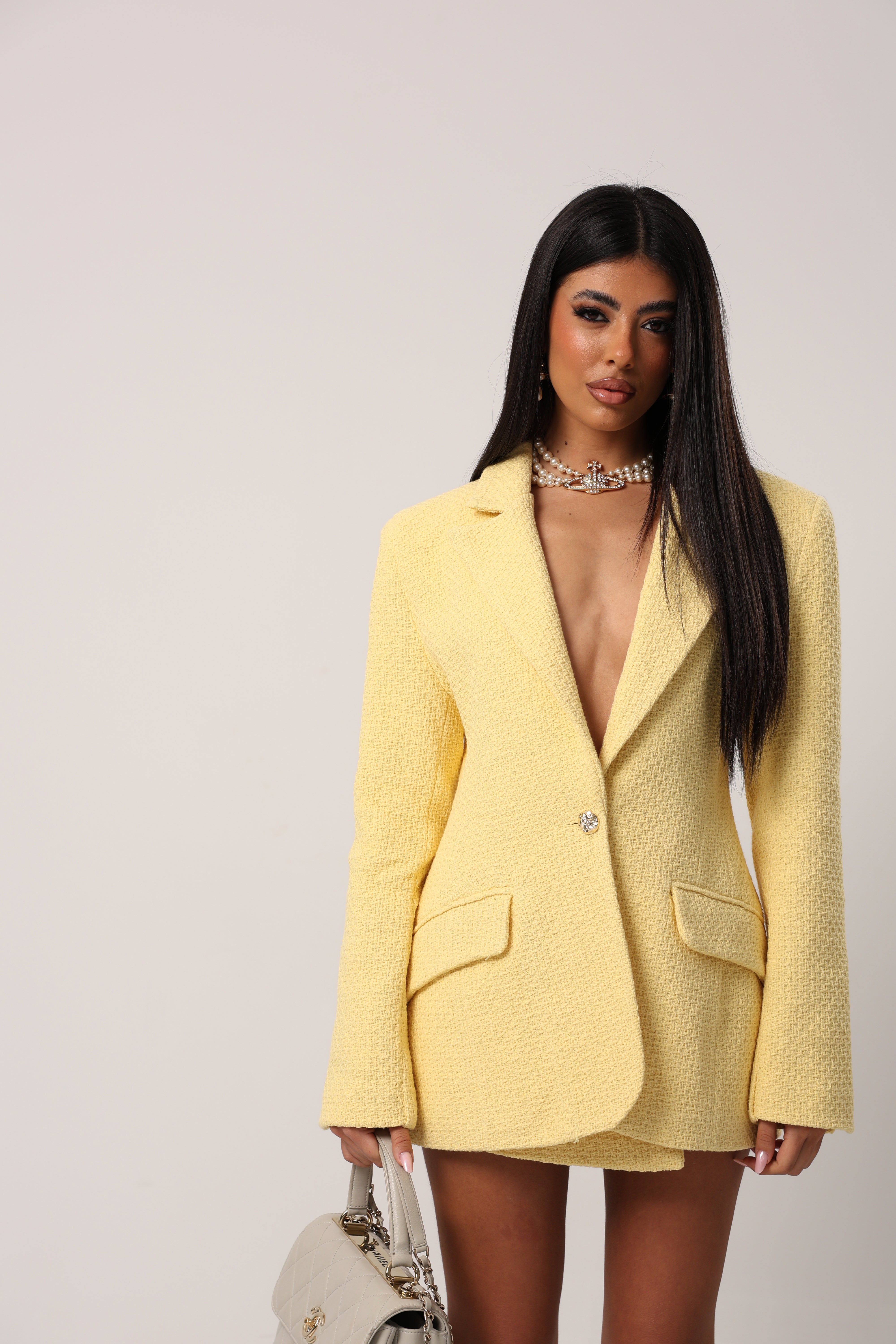 BLAZER SPALLINE ALTHEA GIALLO BY LUMINA