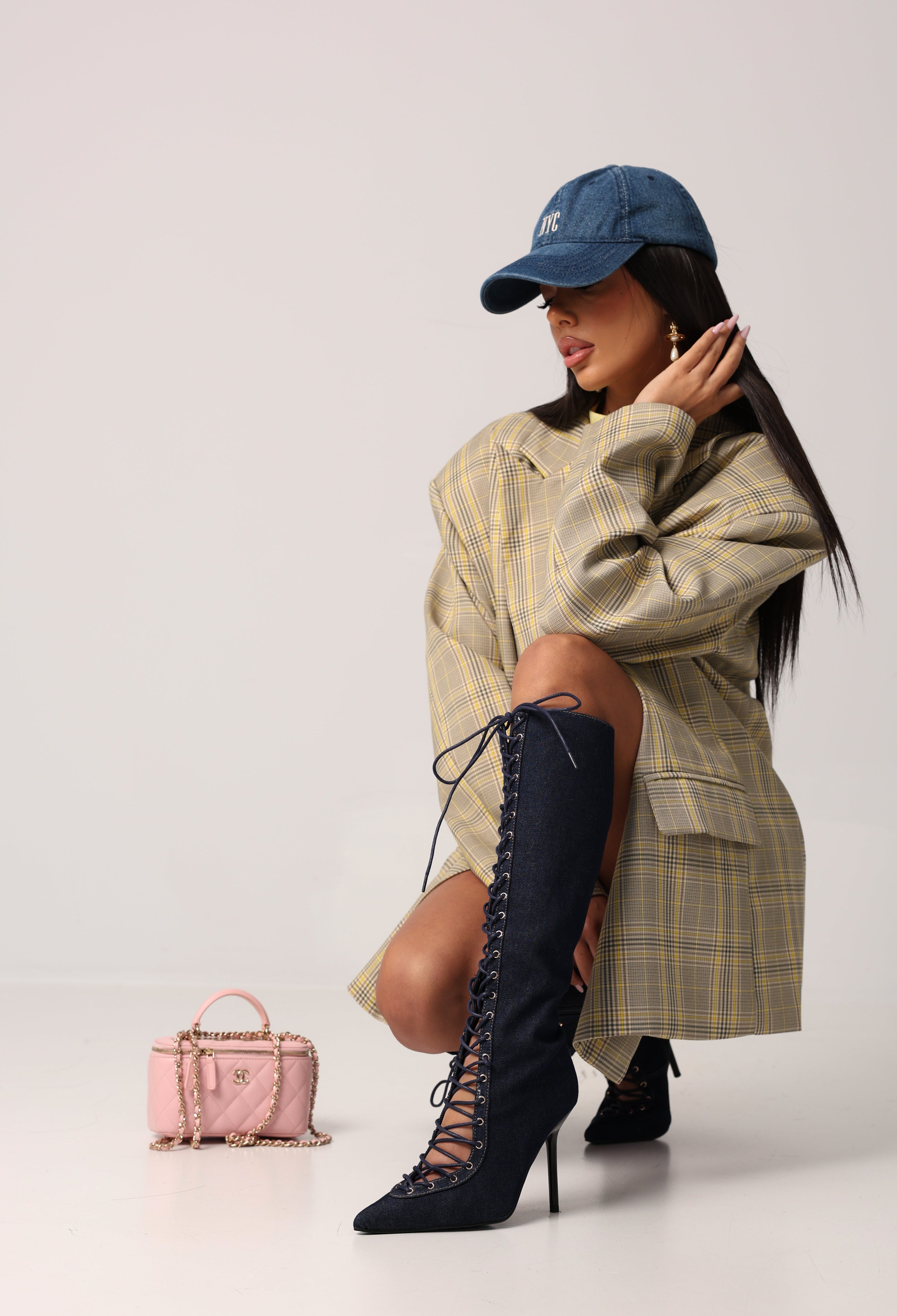 STIVALI FREDA DENIM BLUE