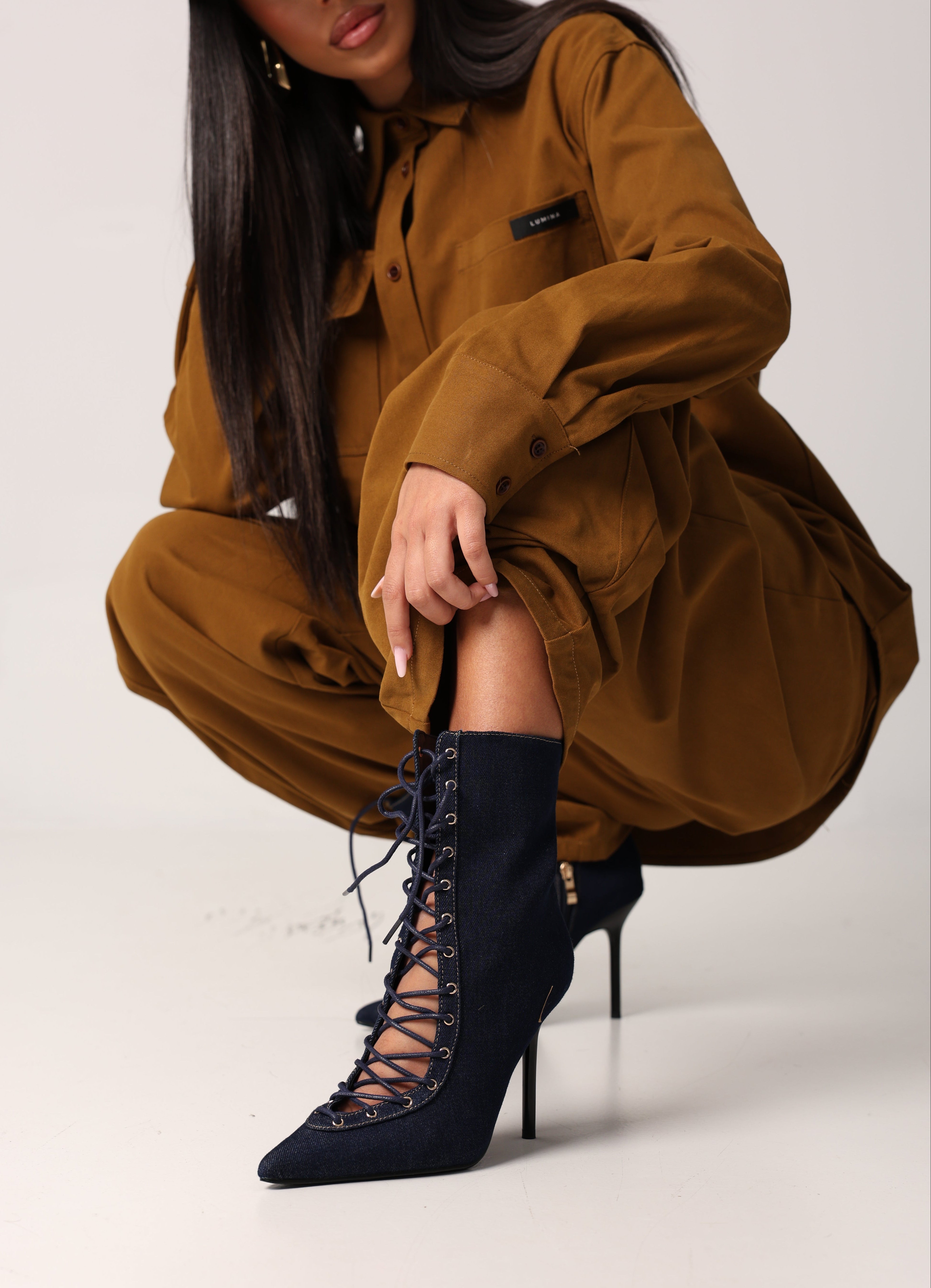 TRONCHETTI FANNY DENIM BLUE