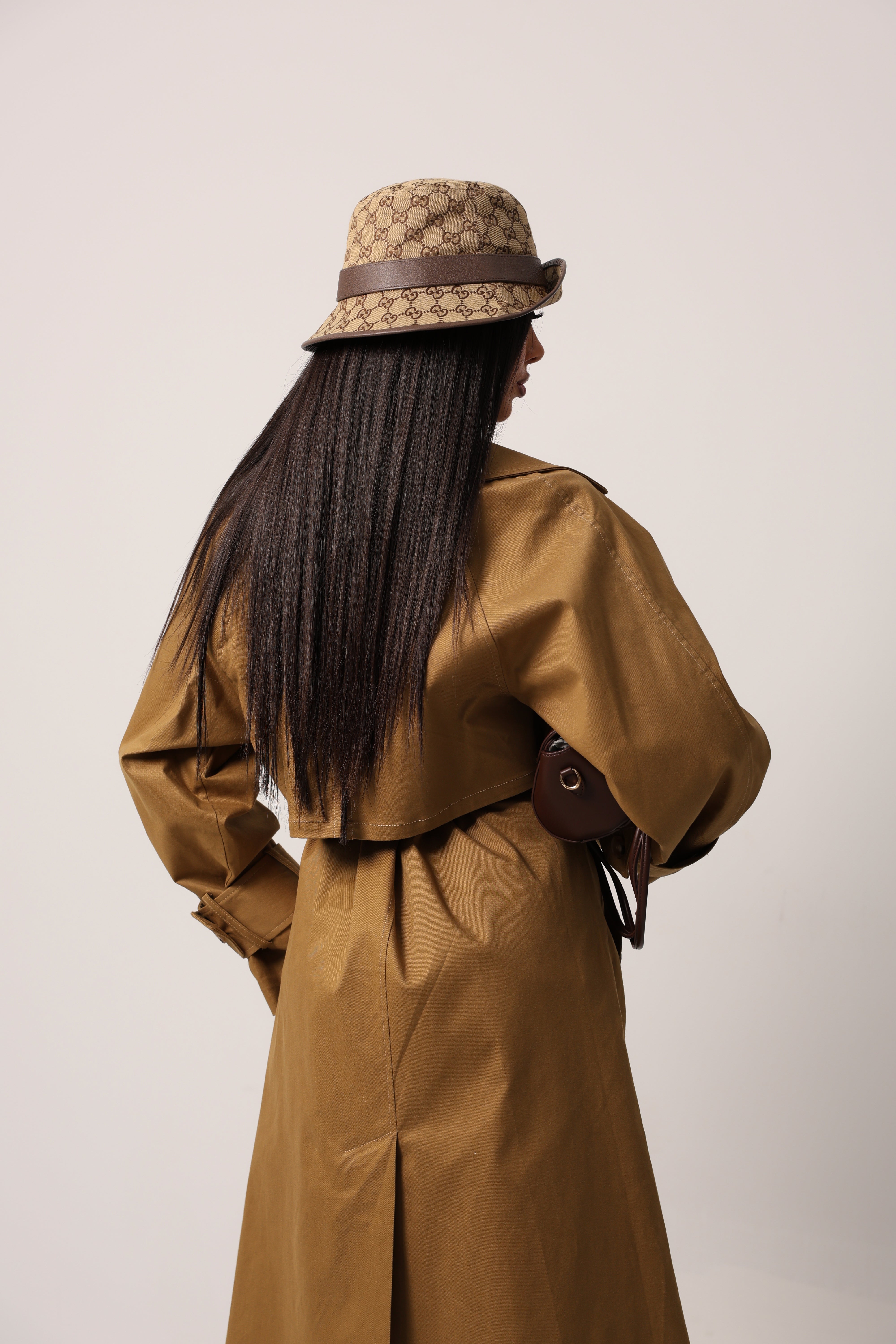 TRENCH LUNGO EILEEN KHAKI BY LUMINA