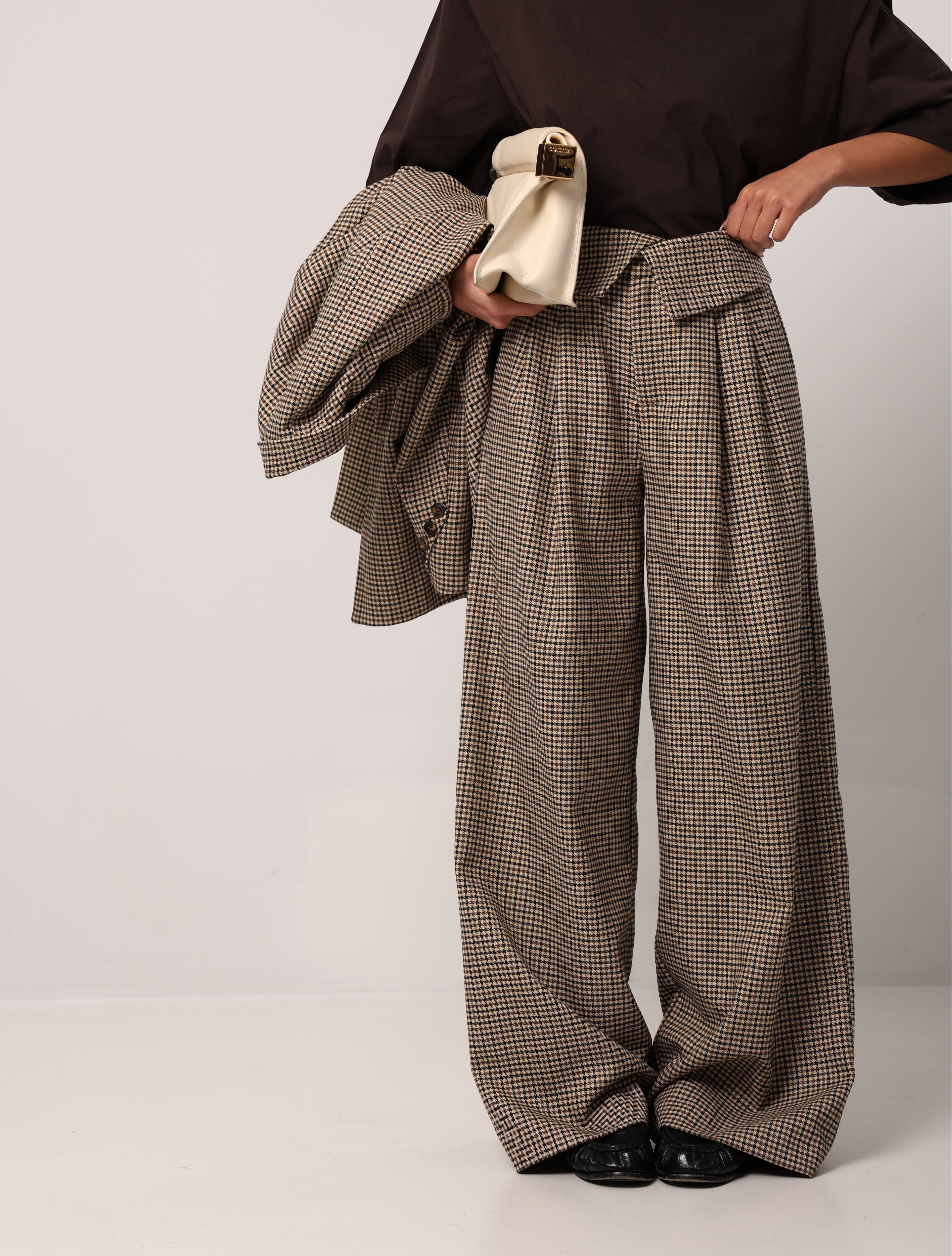 PANTALONI PIED DE POULE DORIS BY LUMINA