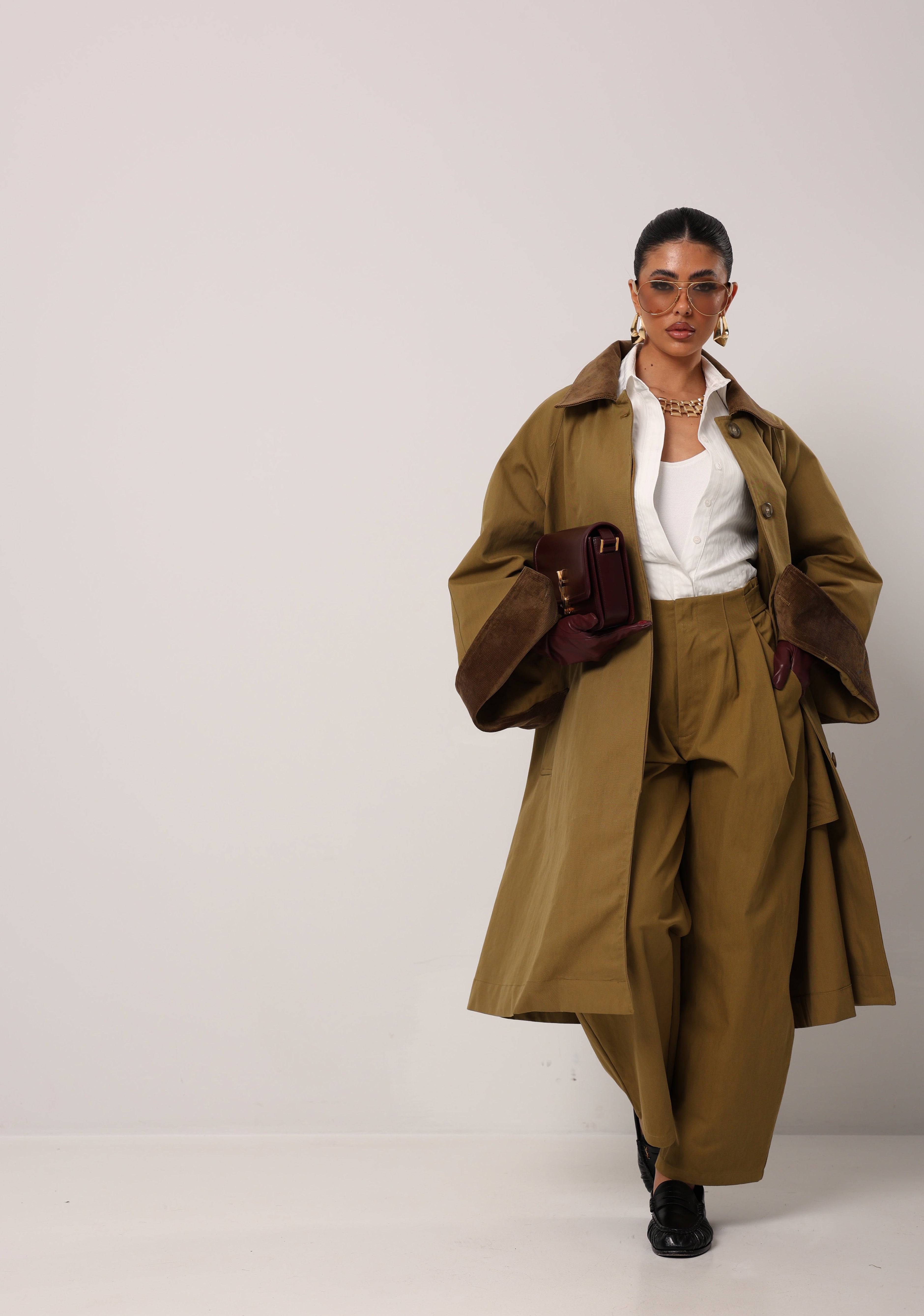 TRENCH ALEXIS VERDE BY LUMINA