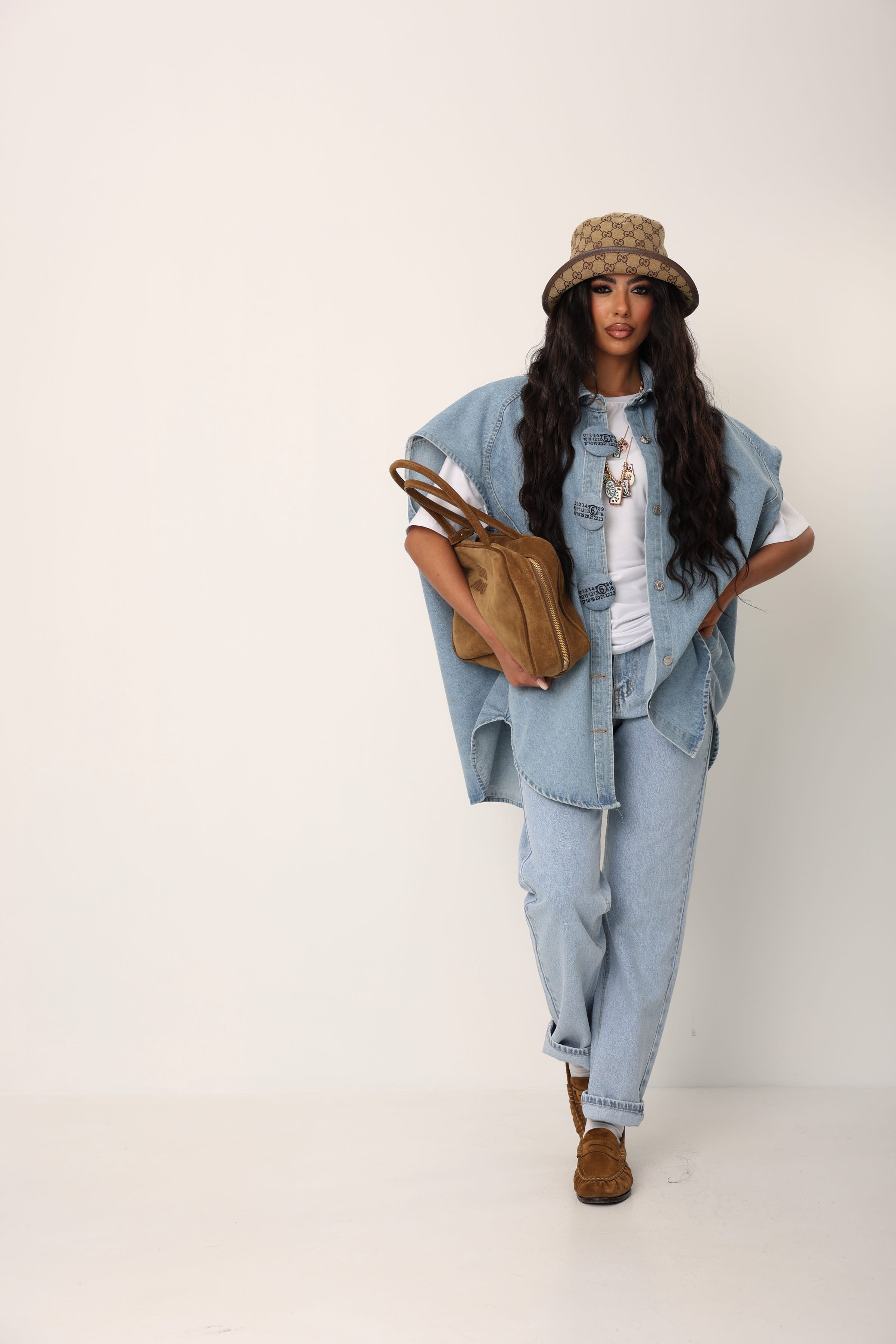 JEANS SANTIAGO DENIM CHIARO