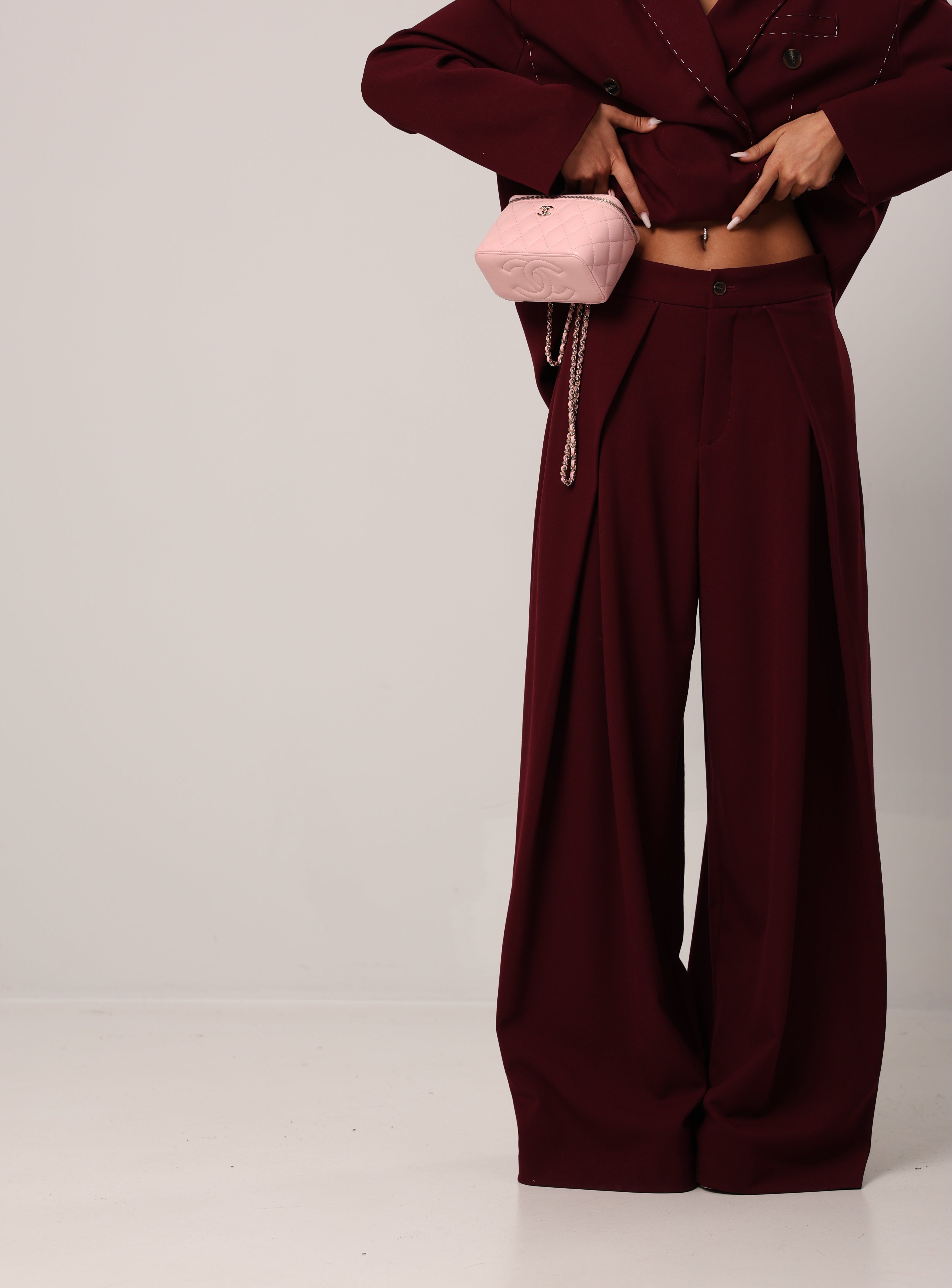 PANTALONI JANIS BORDEAUX