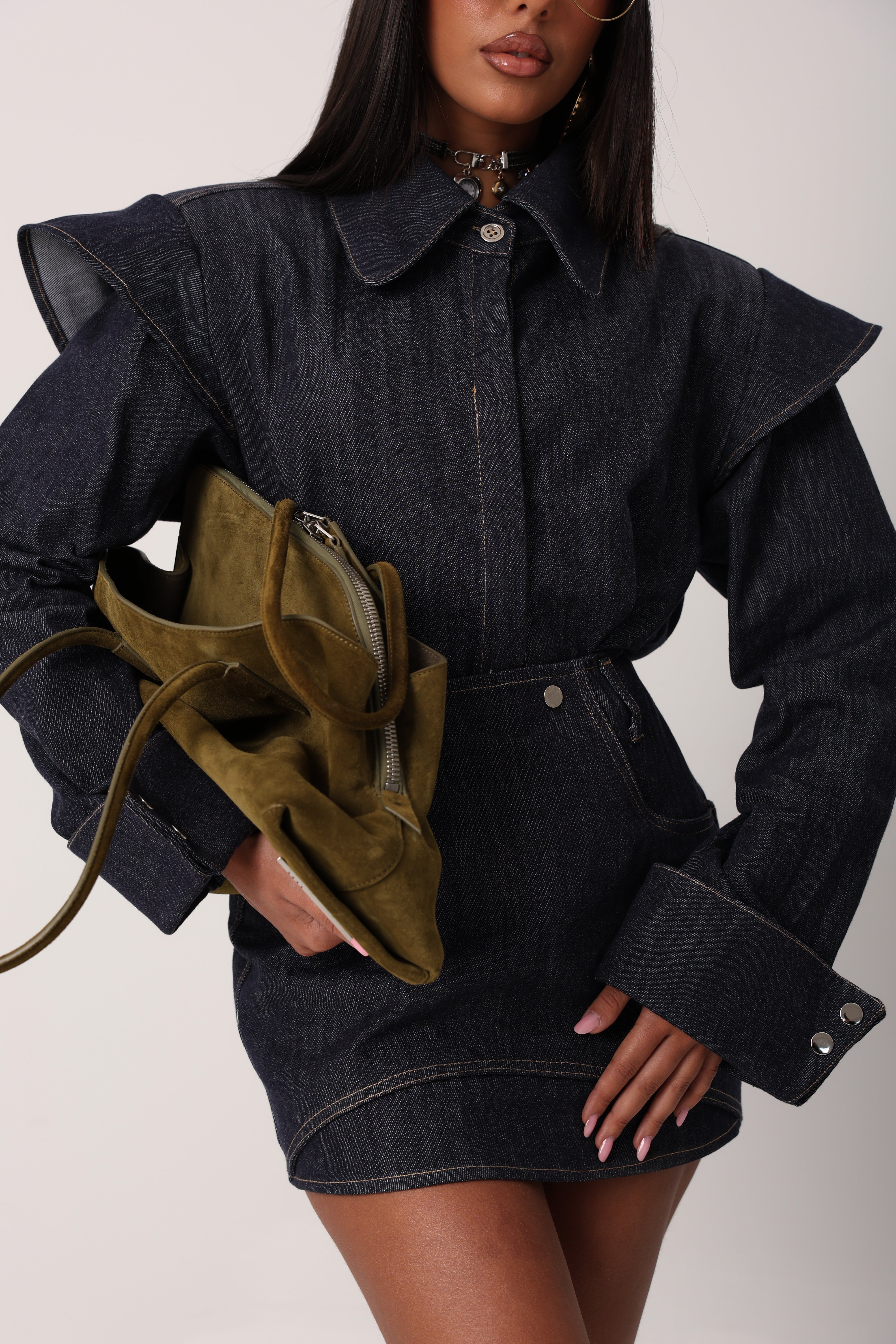 COORDINATO MALLORY DENIM SCURO