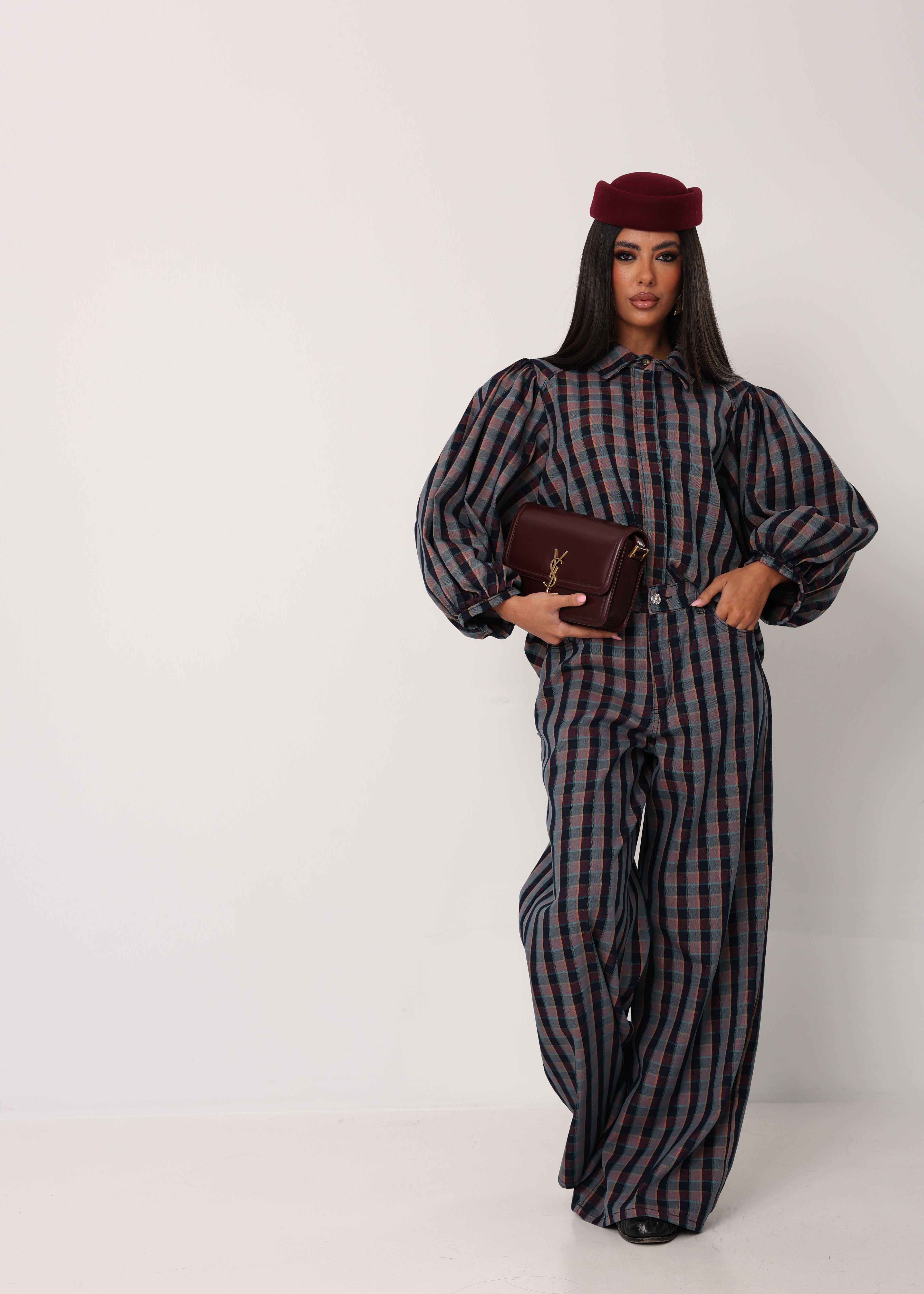 PANTALONI QUADRETTI MAUDE