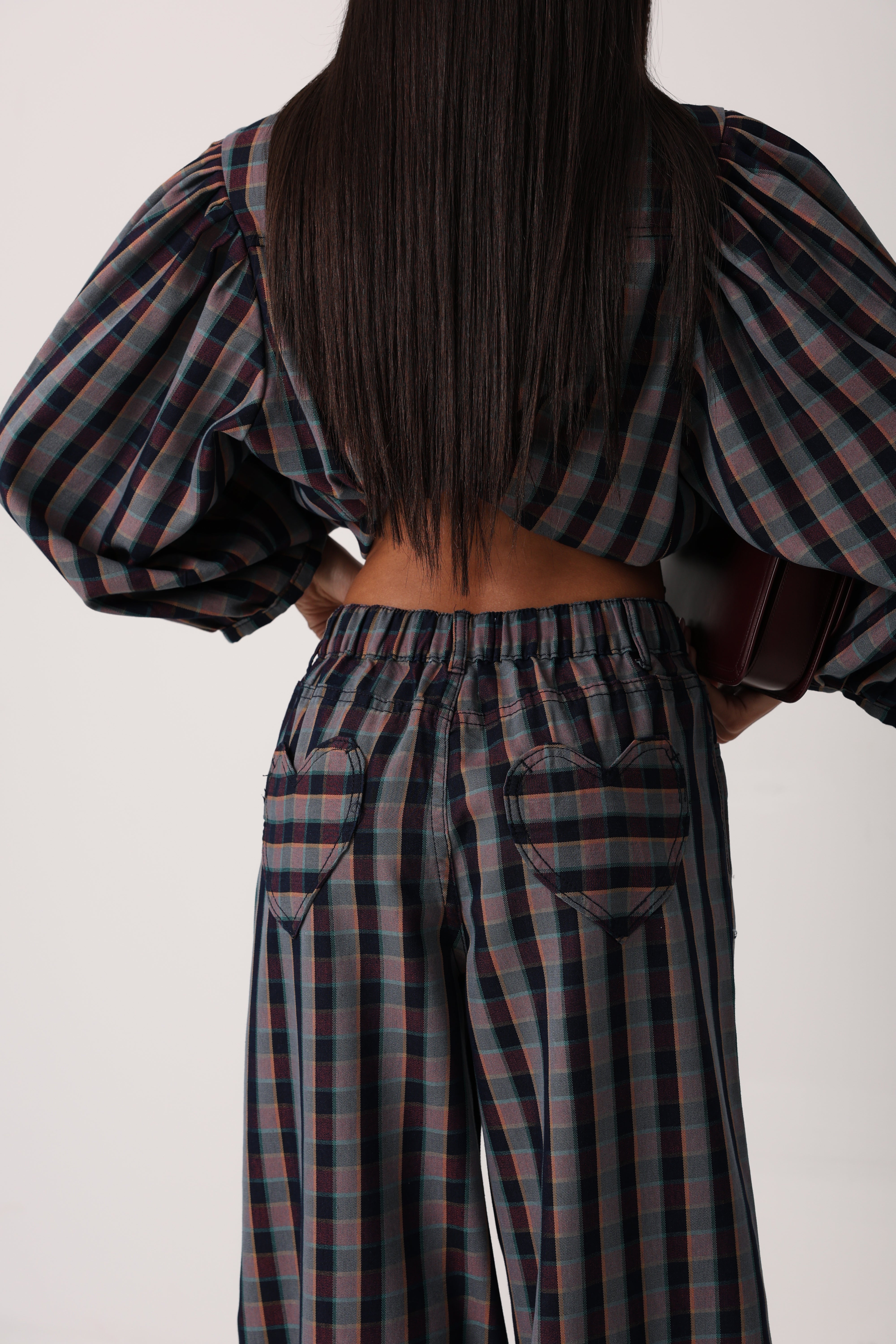 PANTALONI QUADRETTI MAUDE