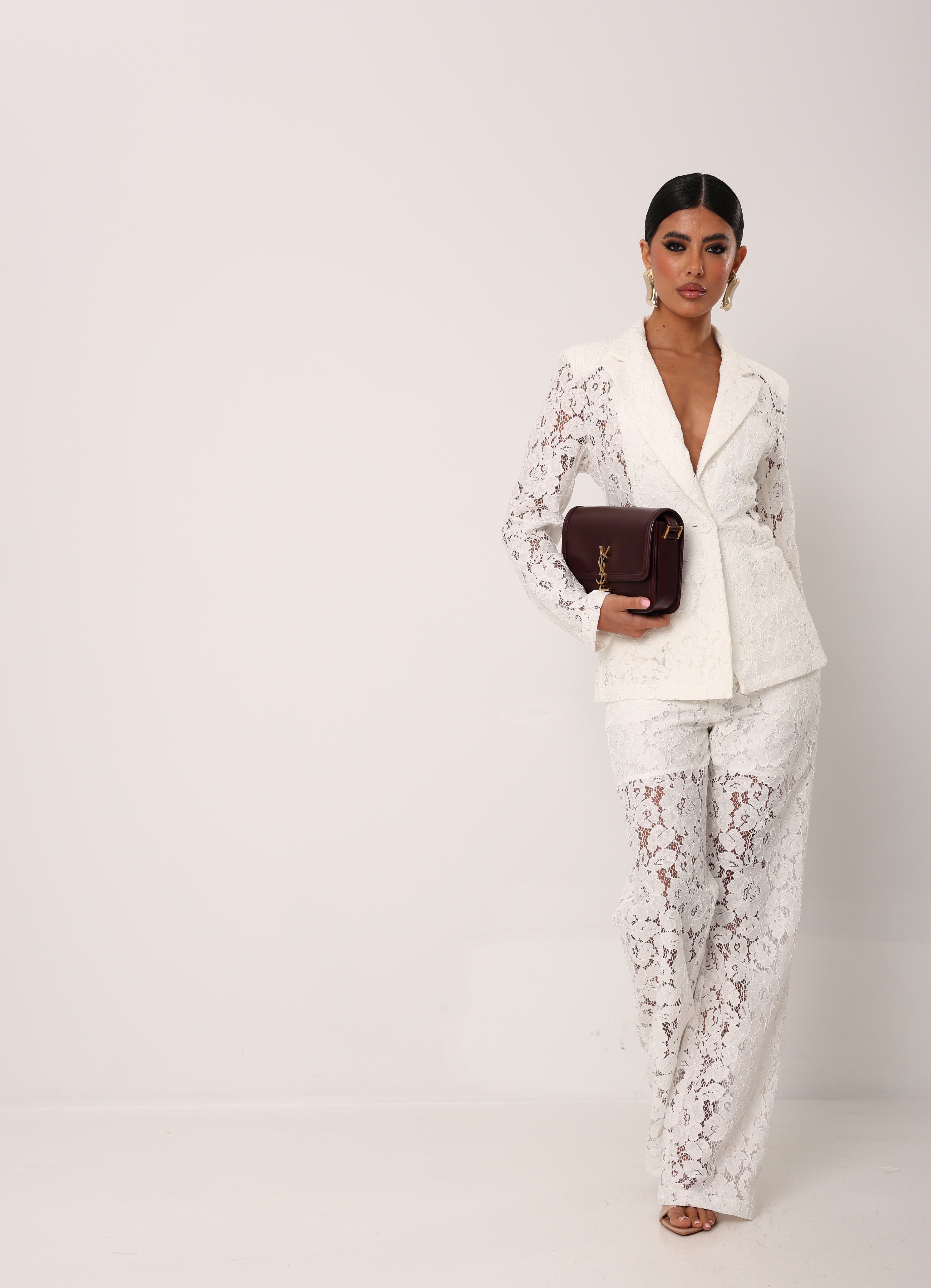 GIACCA PIZZO SHERRY BIANCA