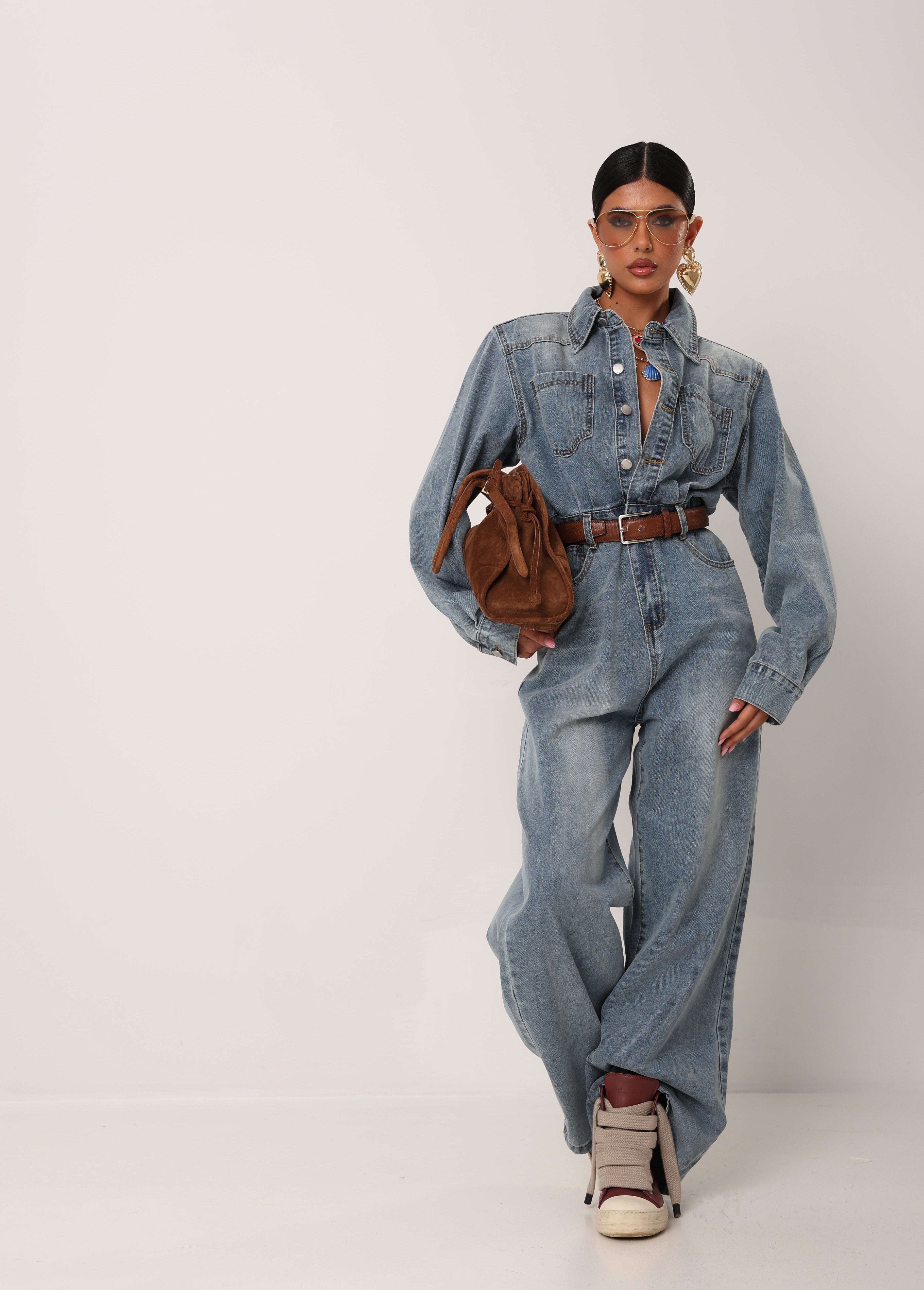 TUTA SPALLINE LUCINDA DENIM