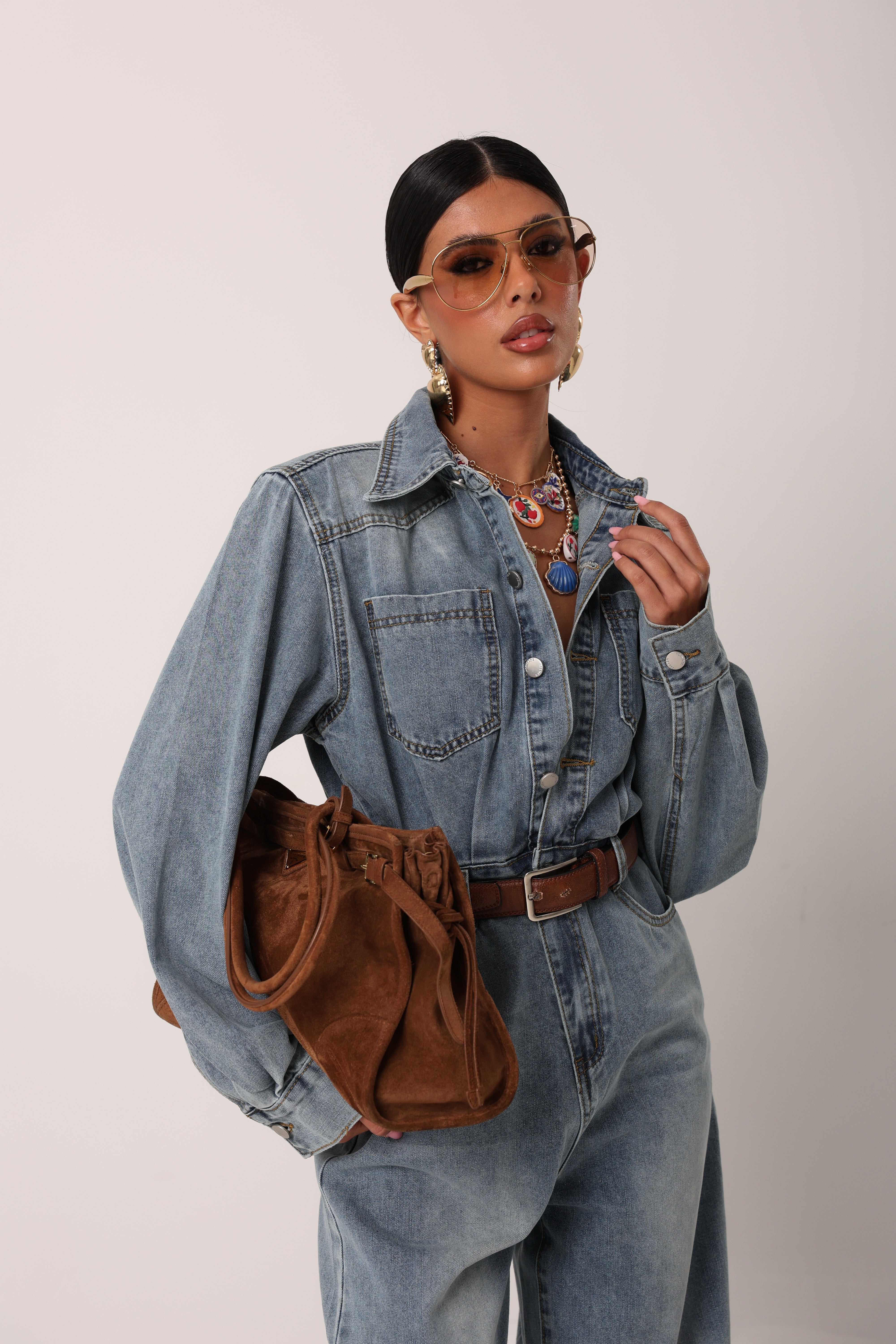 TUTA SPALLINE LUCINDA DENIM
