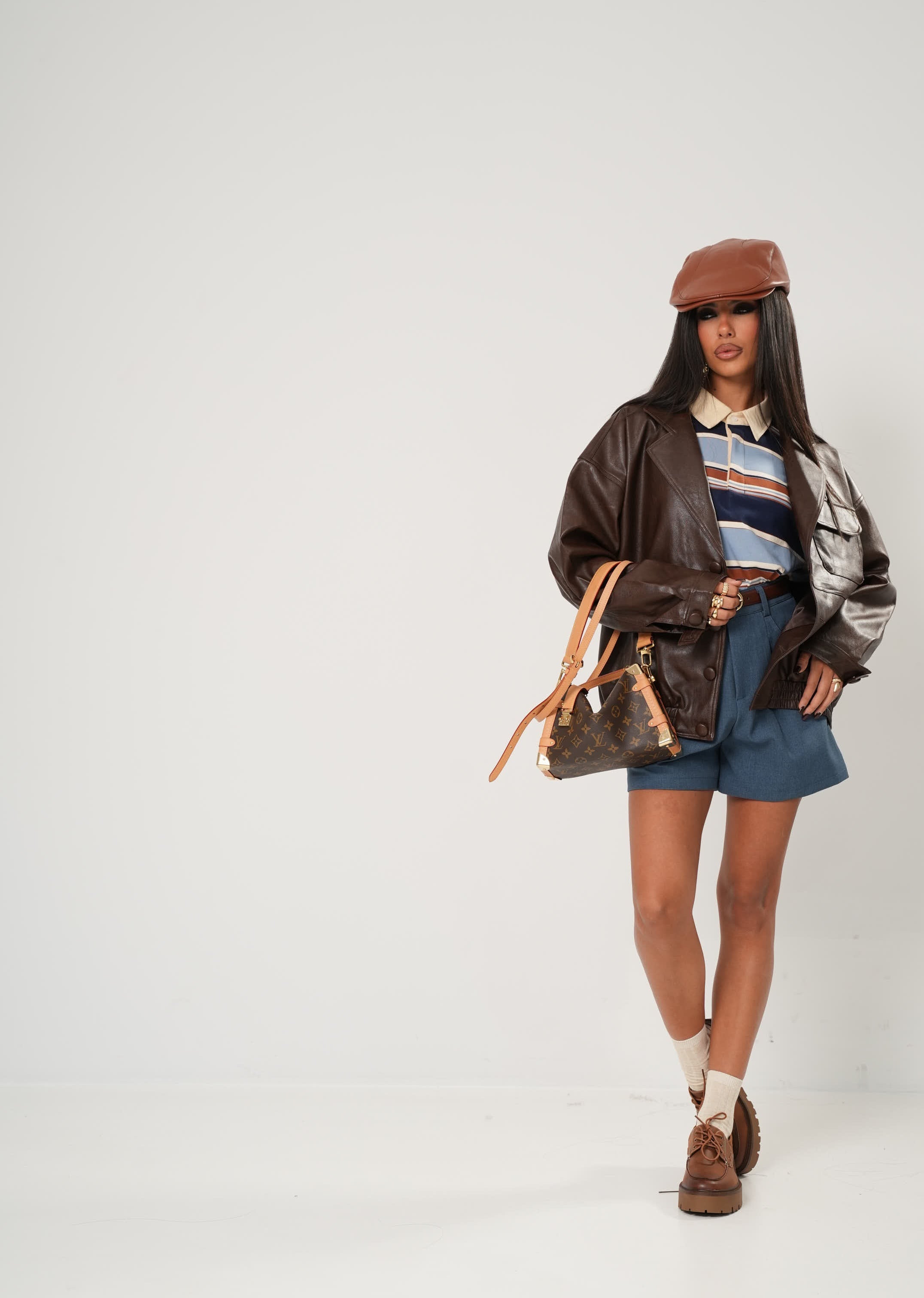 SHORTS VITTORIA EFFETTO DENIM