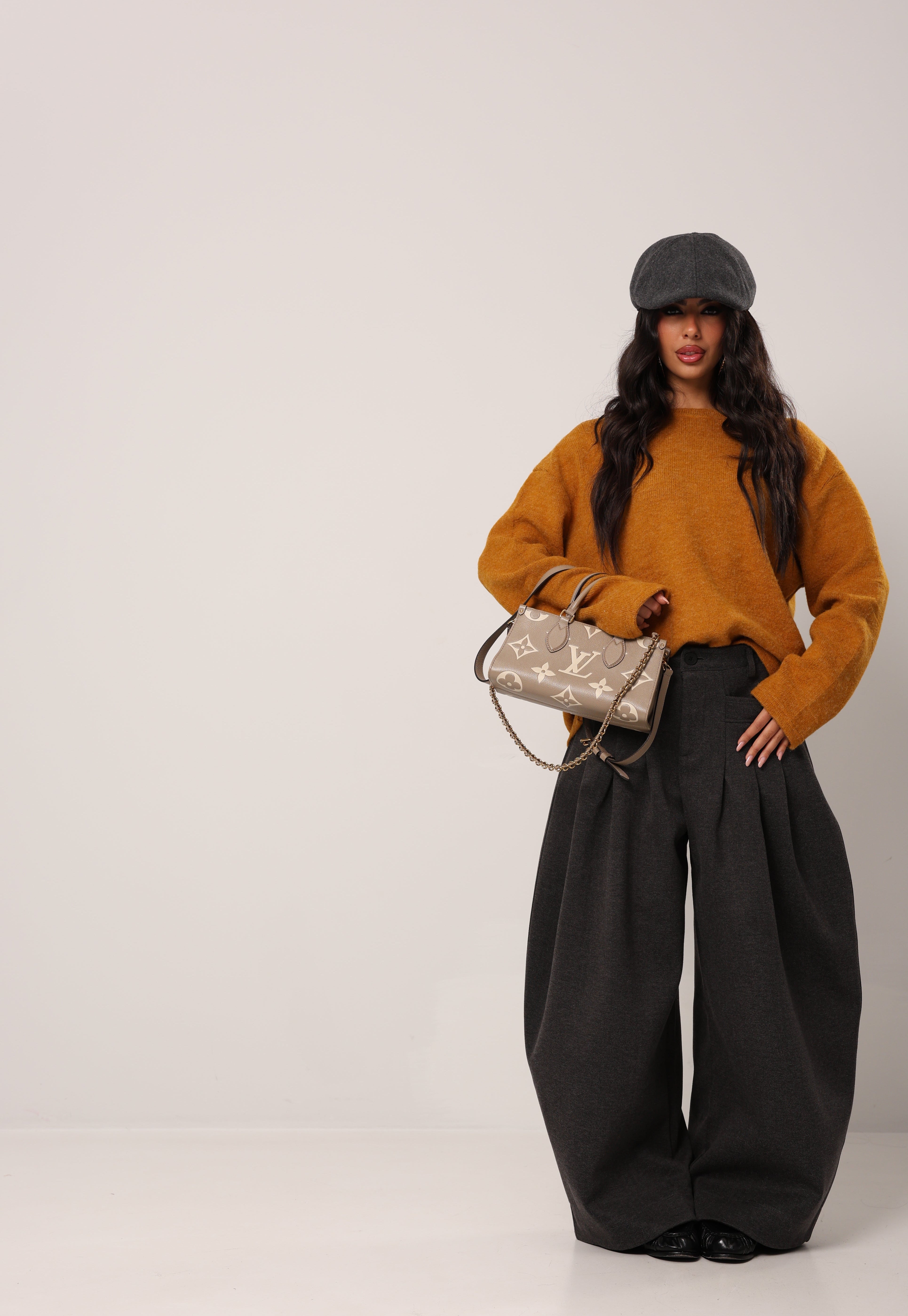 PANTALONI BALLOON NYRIA GRIGIO ANTRACITE