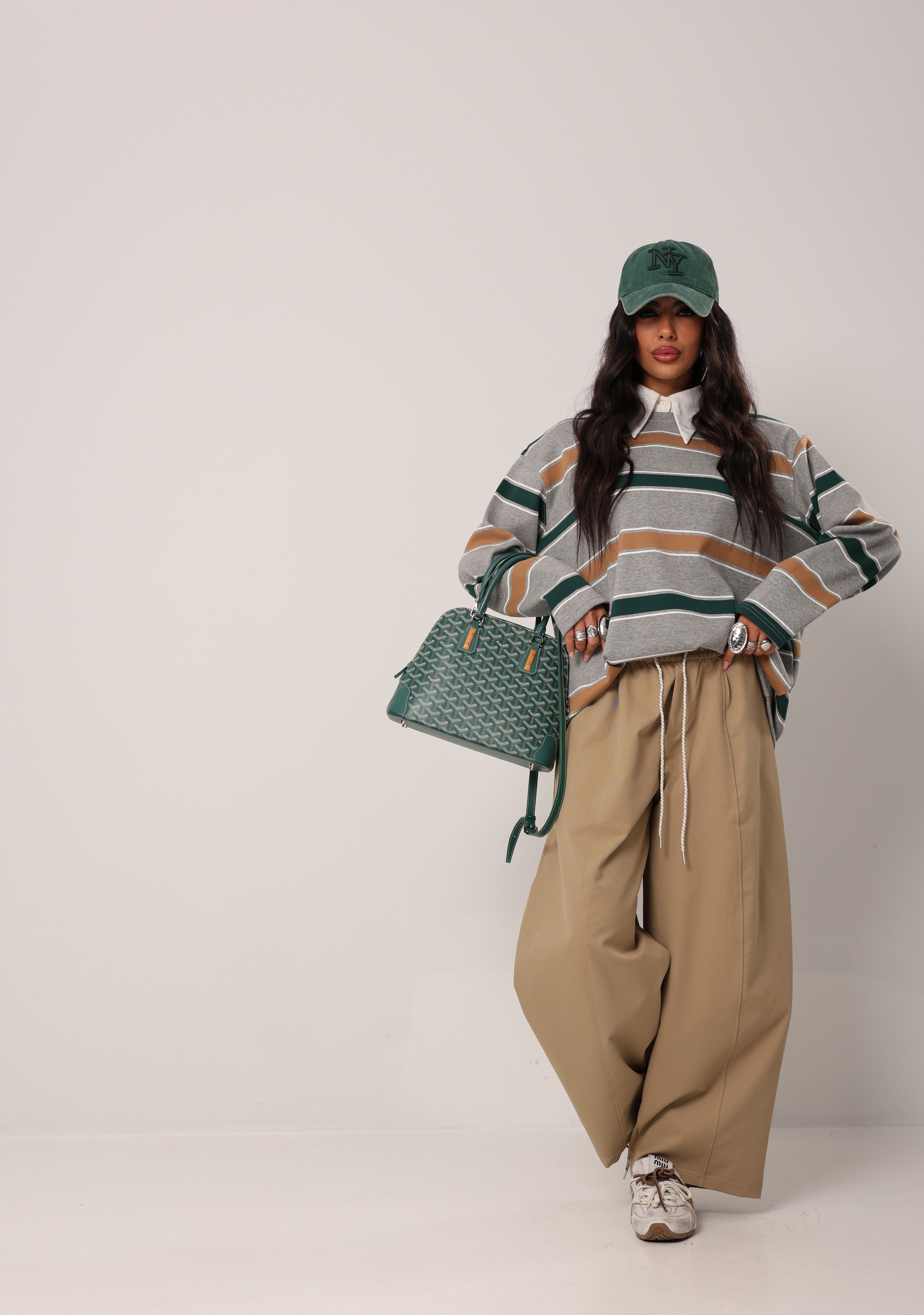 PANTALONI BALLOON AVENUE BEIGE