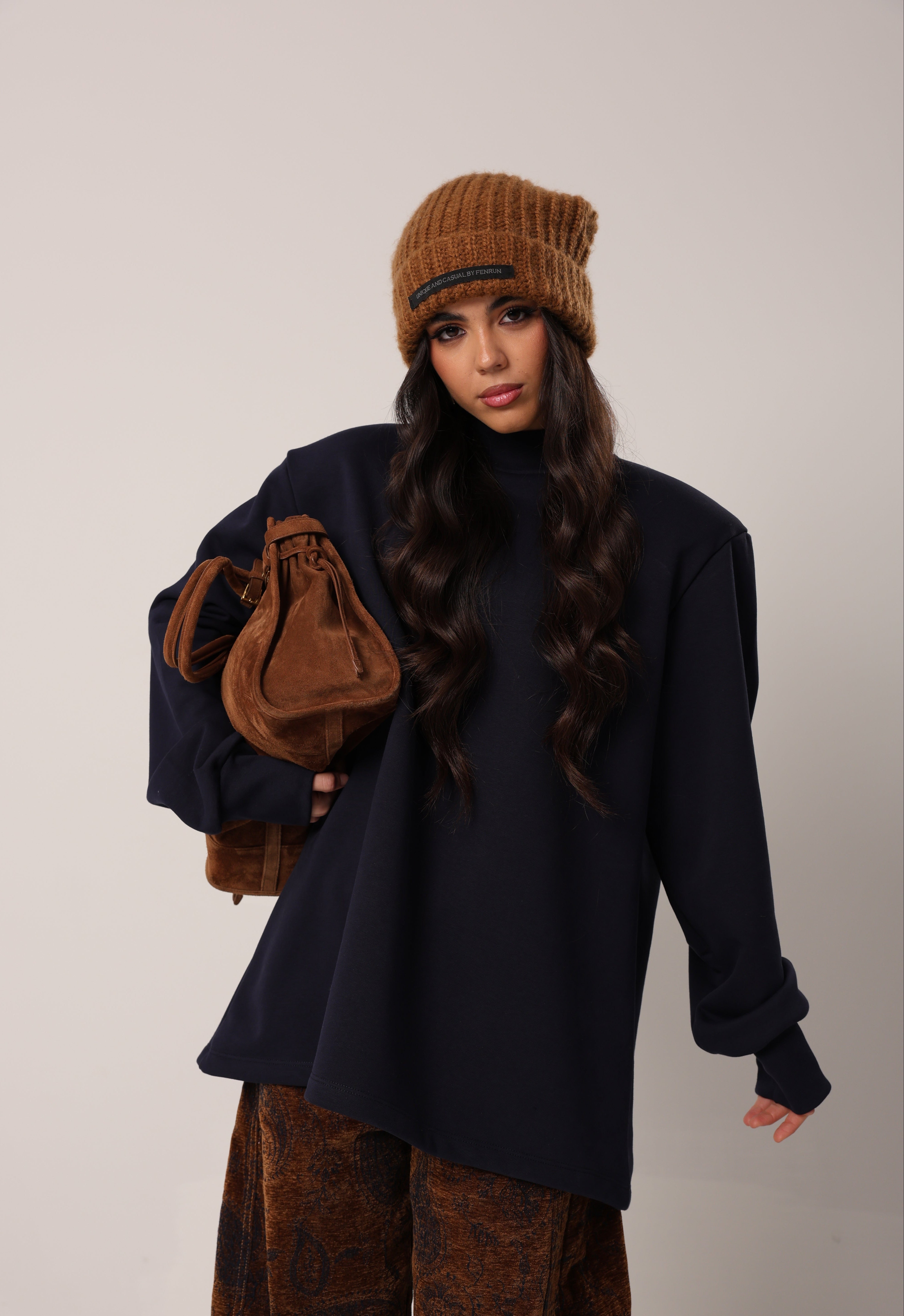 FELPA SPALLINE MARINES BLU NOTTE