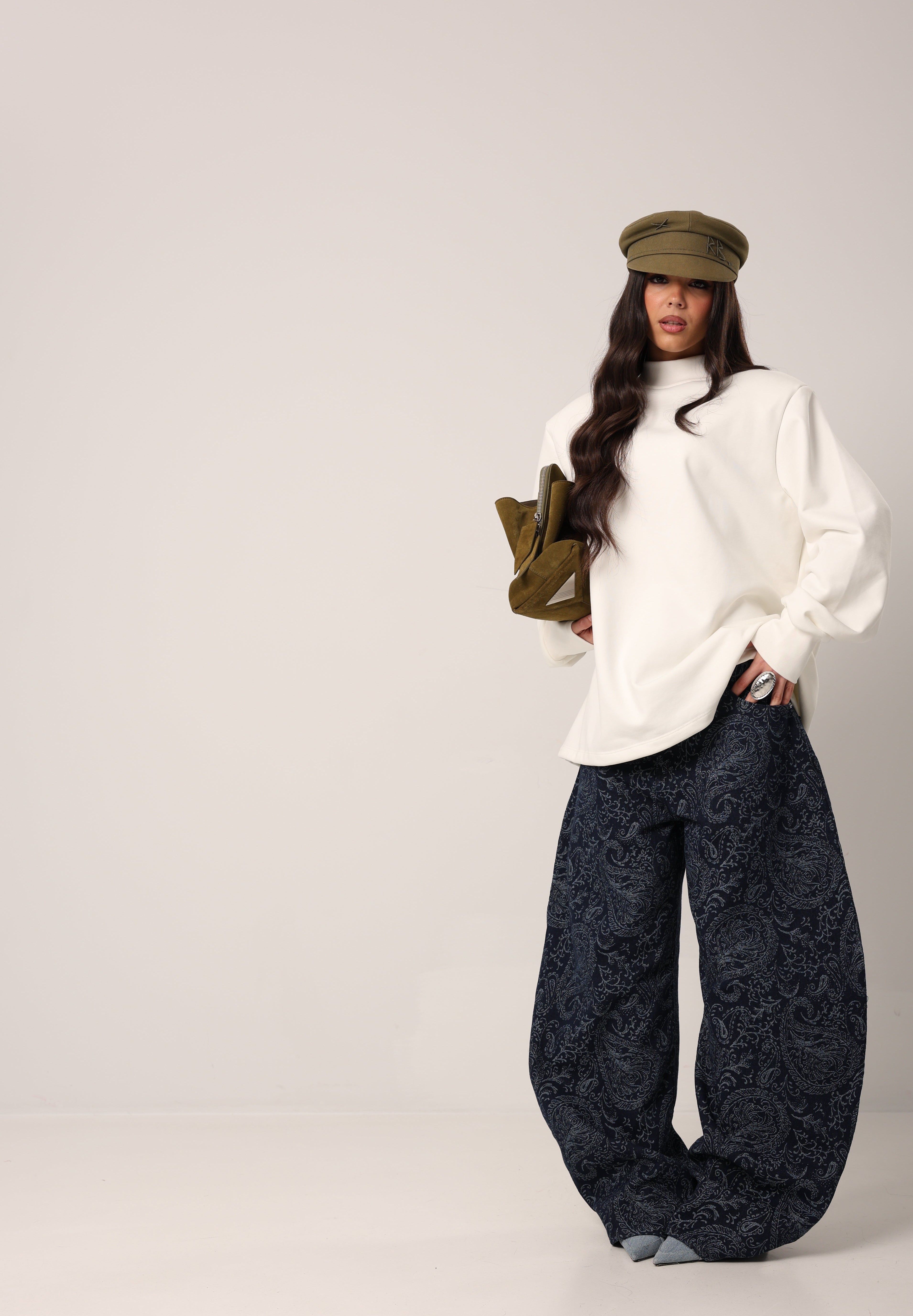 JEANS PAISLEY JEINY DENIM BLU