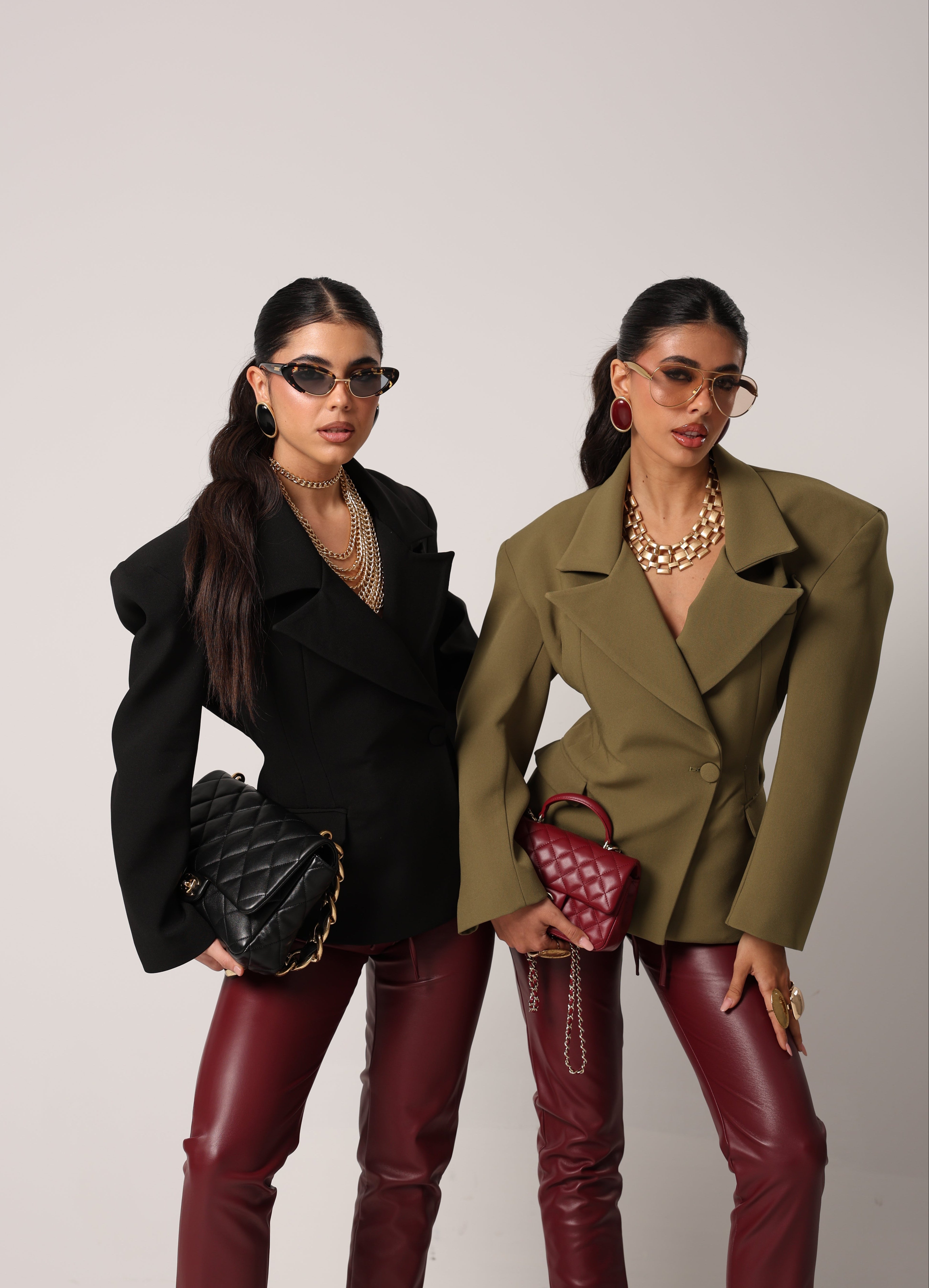 GIACCA KIRBY VERDE OLIVA BY MARZIA MANGO