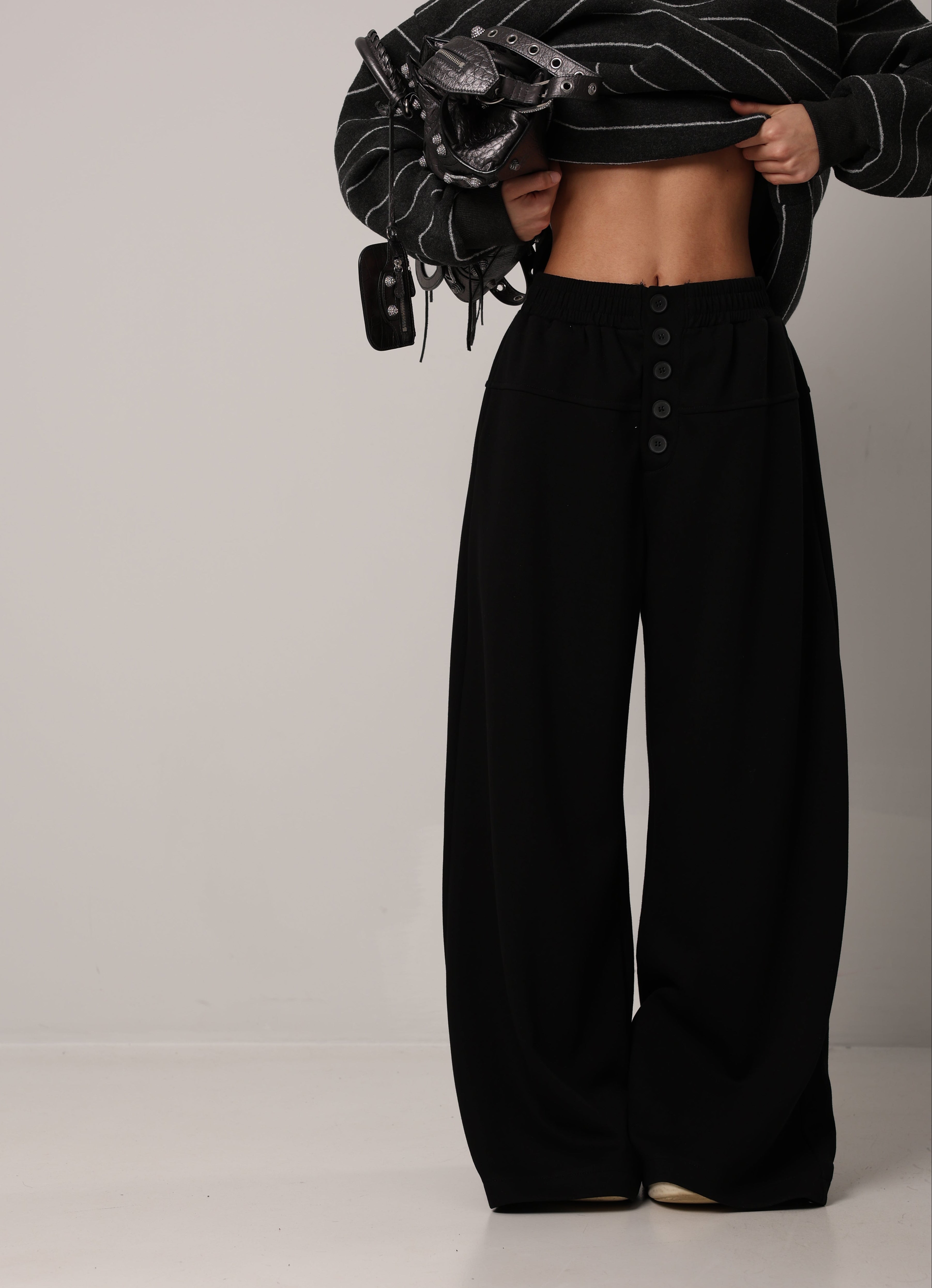 PANTATUTA BOTTONCINI TALIA NERI