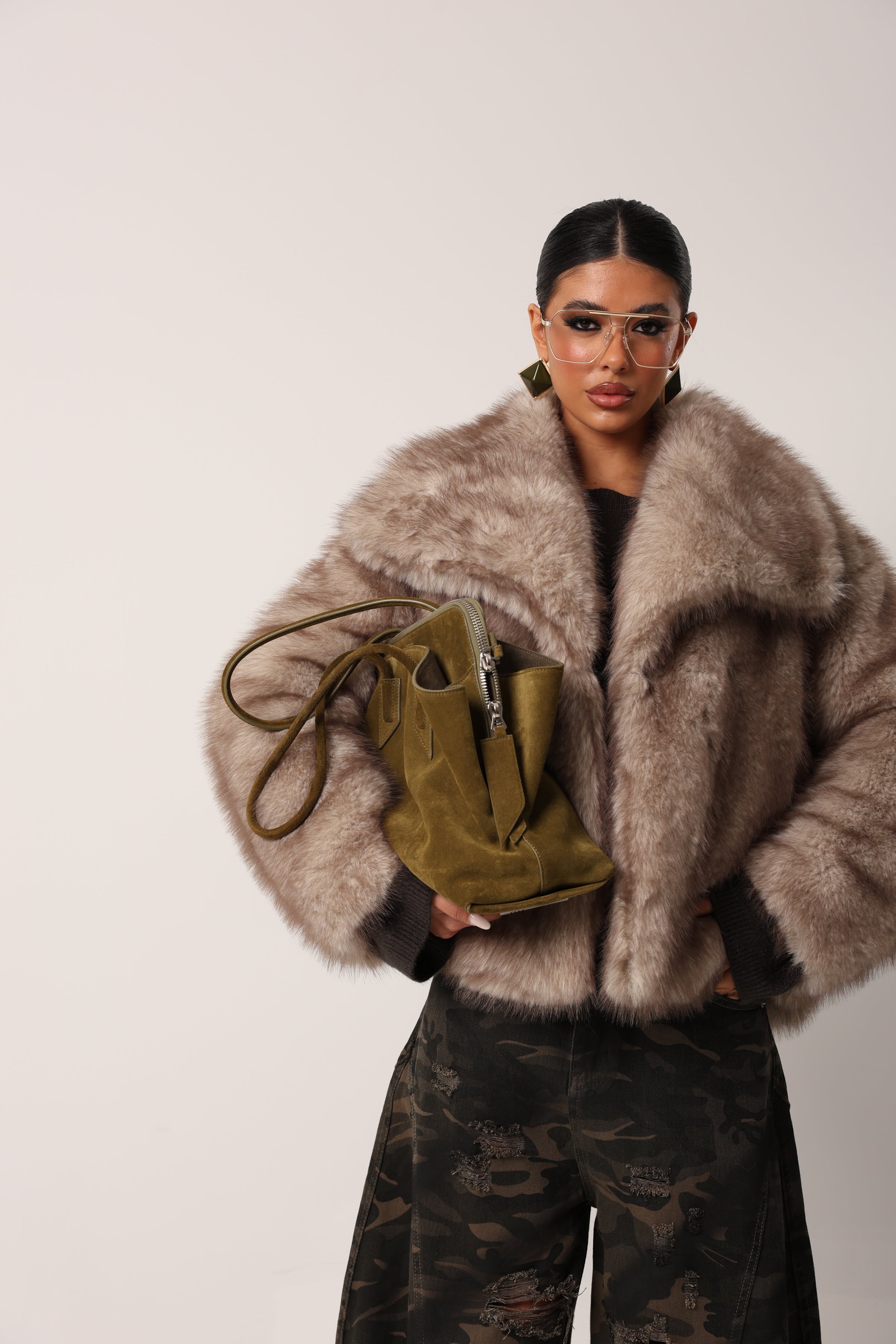 ECOPELLICCIA CORTA HOLLY BEIGE