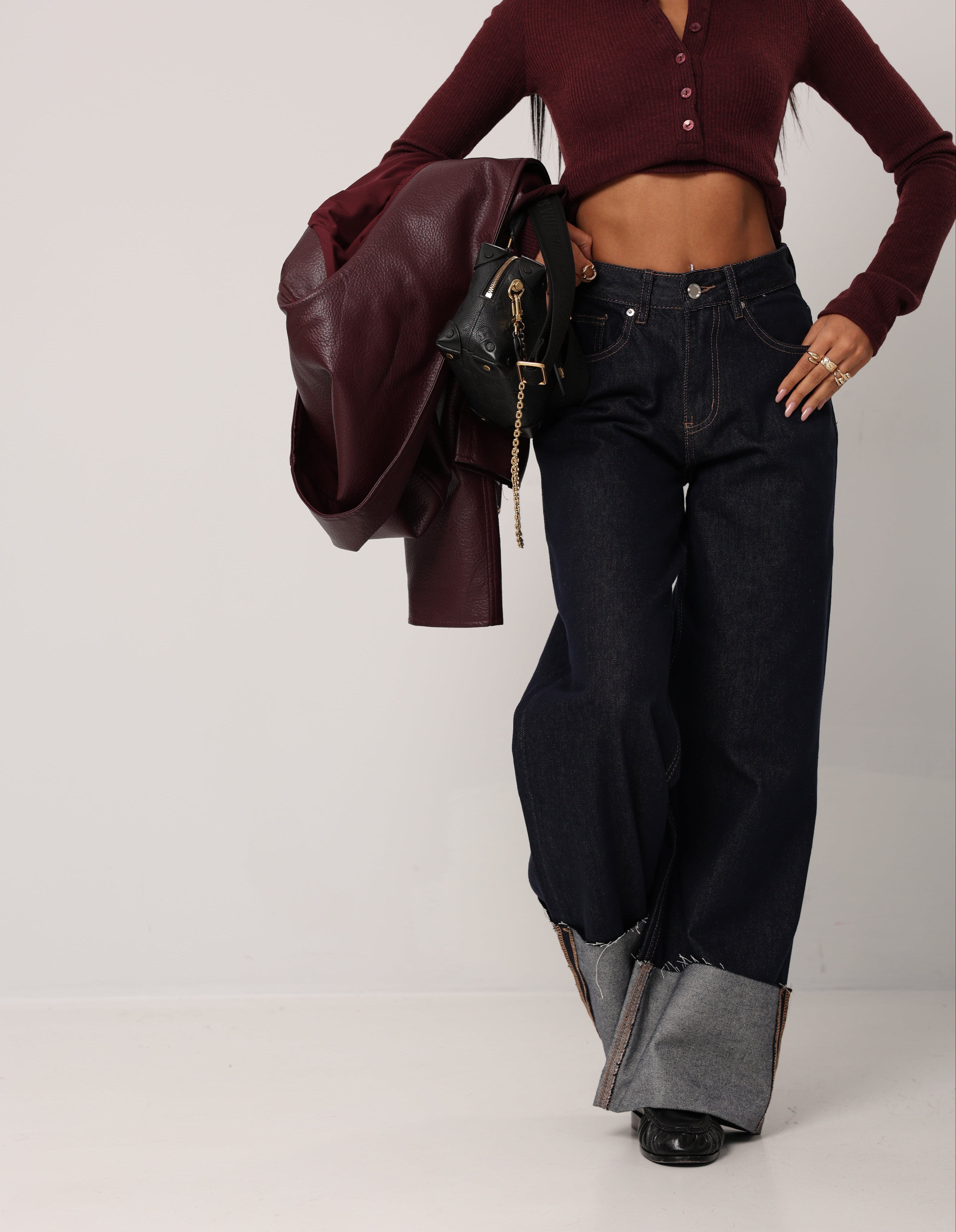 JEANS PIEGONE ALBERT DENIM SCURO