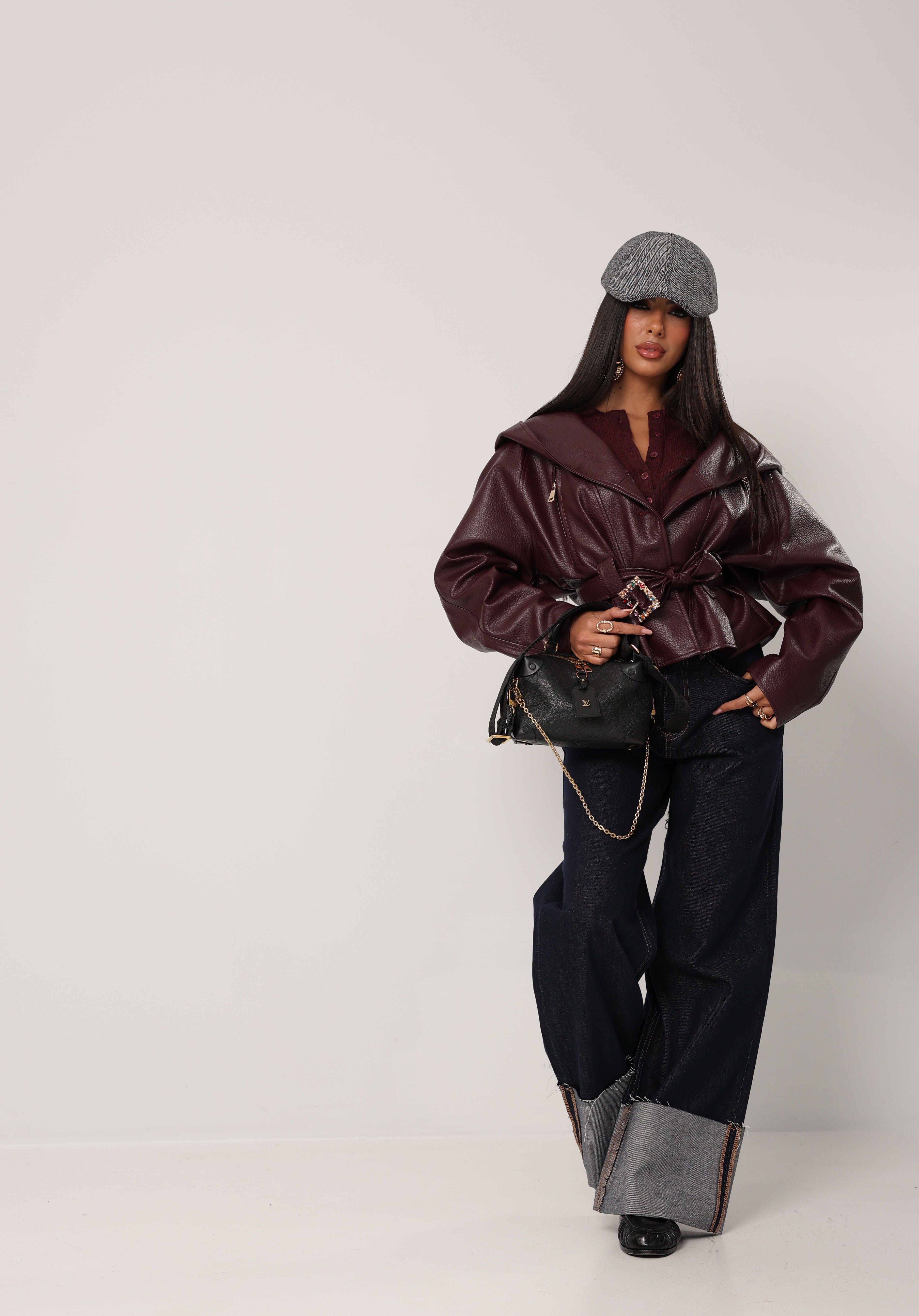 JEANS PIEGONE ALBERT DENIM SCURO