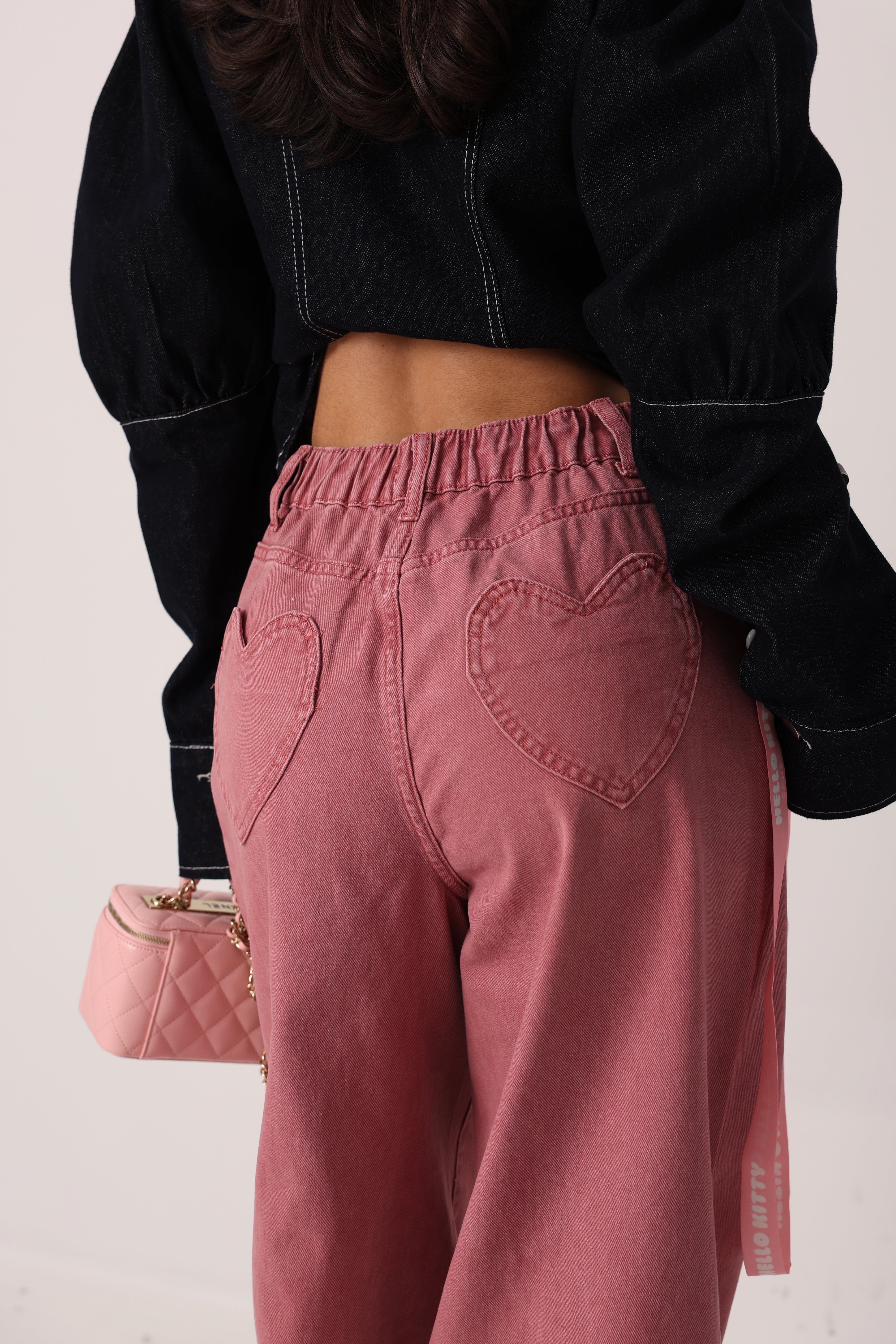 JEANS PALAZZO MILDRED ROSA