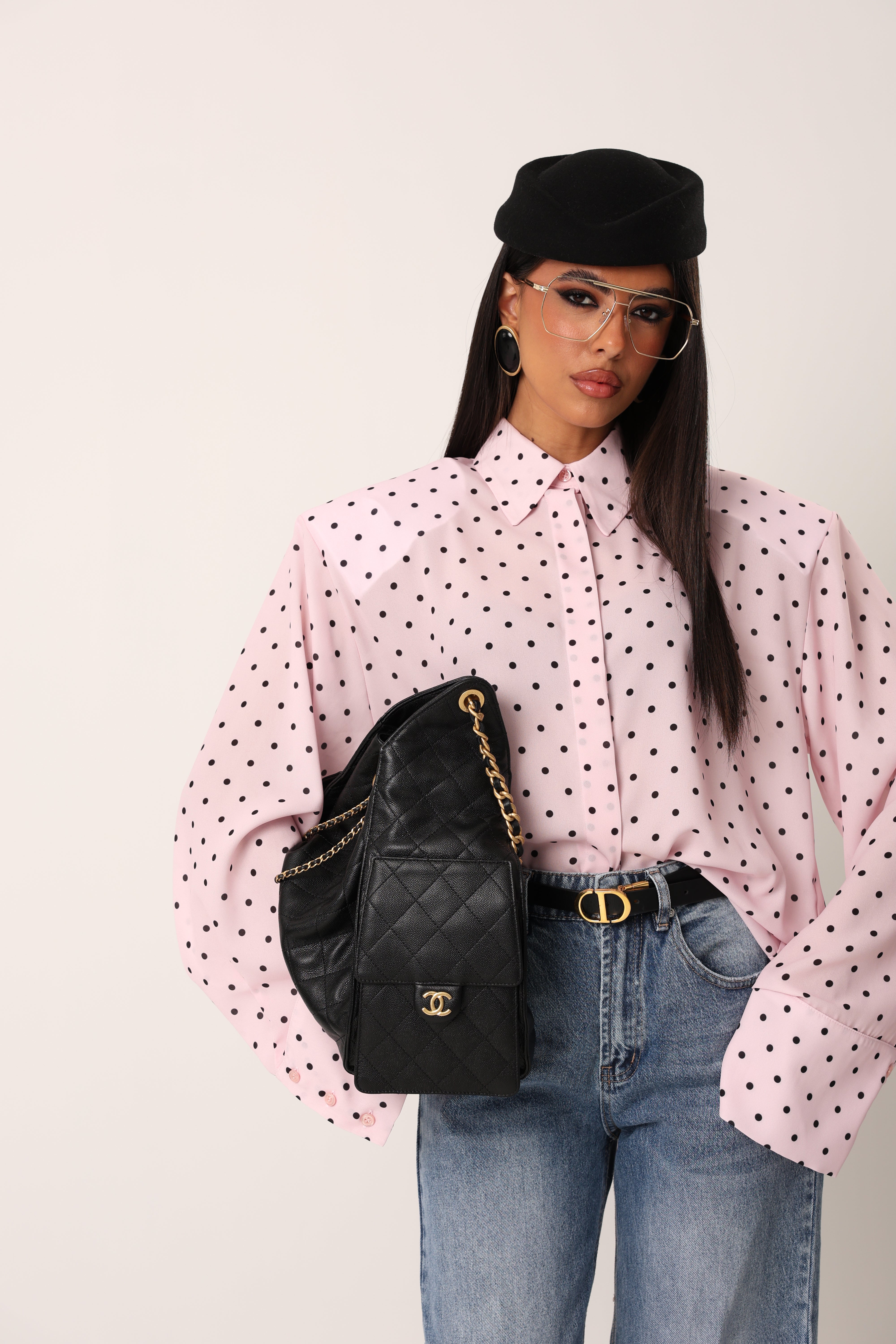 CAMICIA POIS LYDIA ROSA