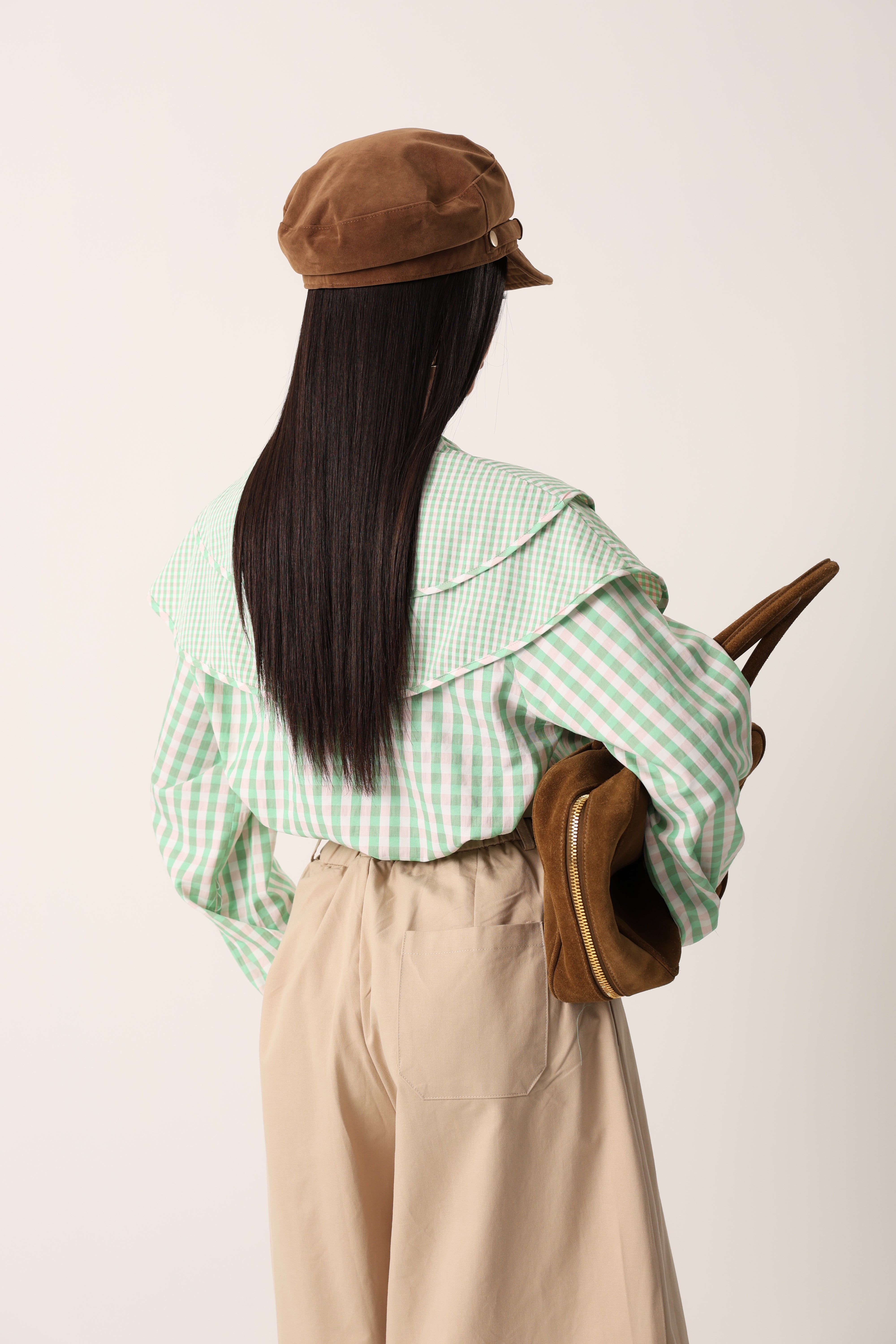 CAMICIA HONEY VERDE/BIANCA
