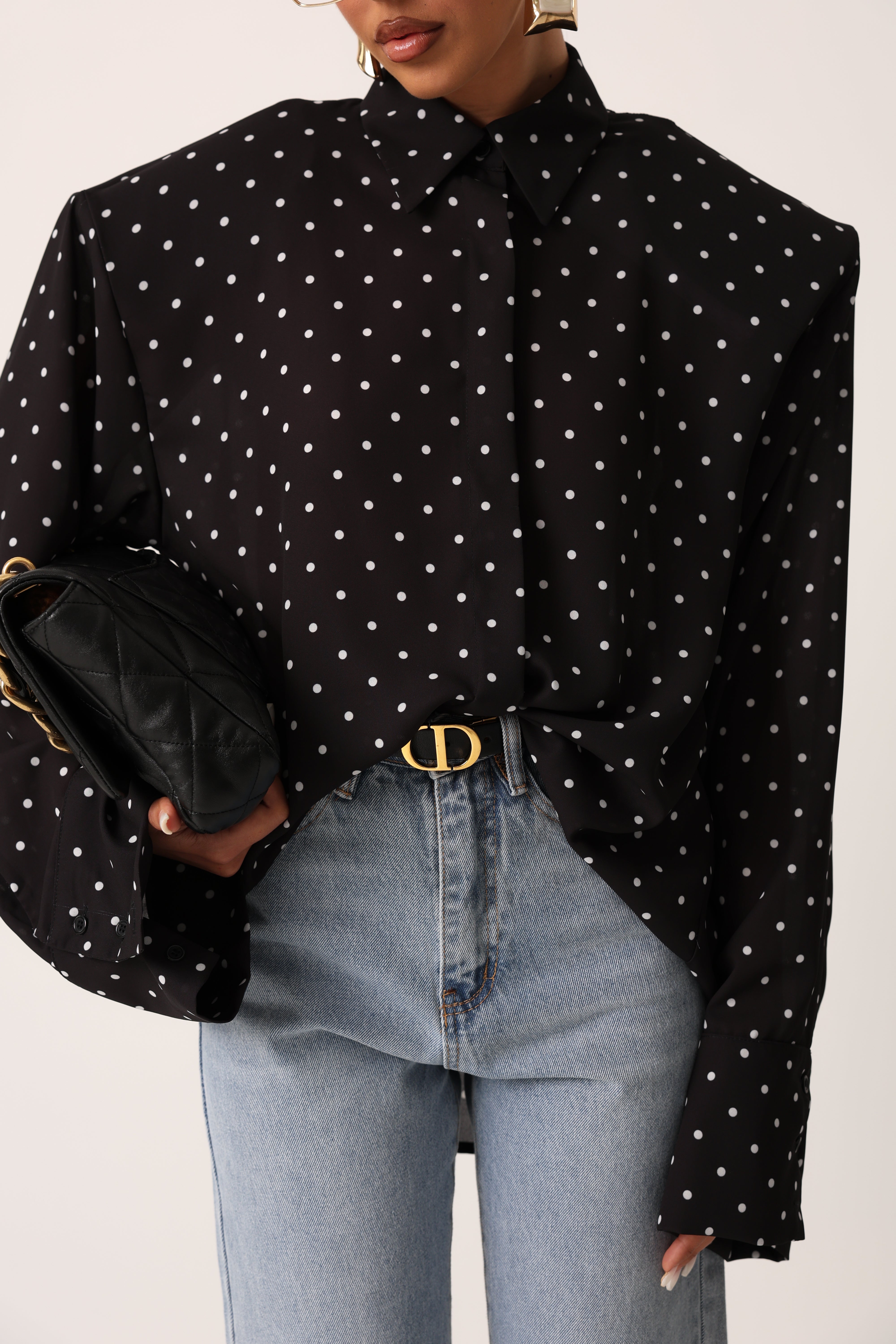 CAMICIA POIS LYDIA NERA