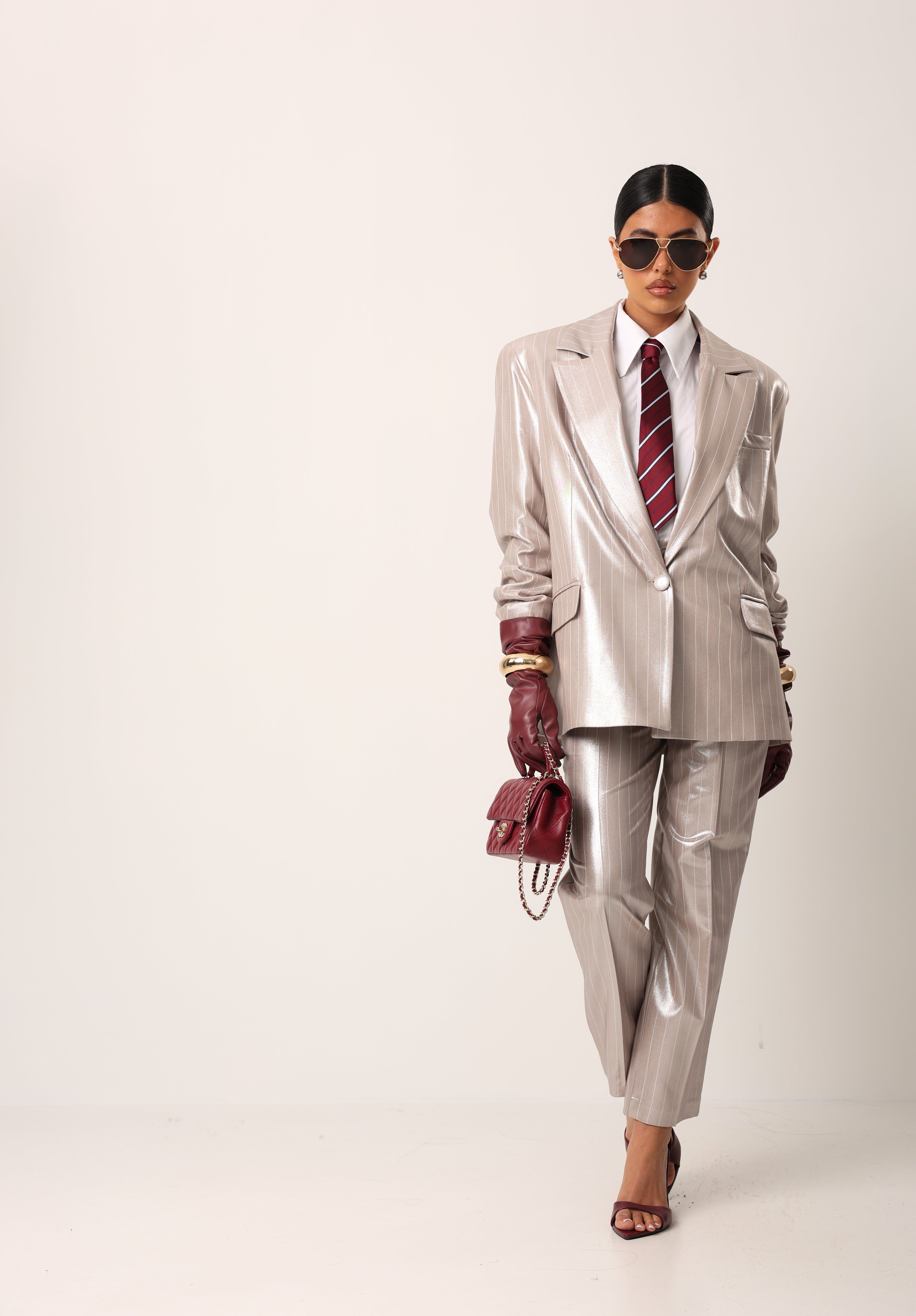 BLAZER GESSATO SIGNORIA PLACCATO BY MARZIA MANGO