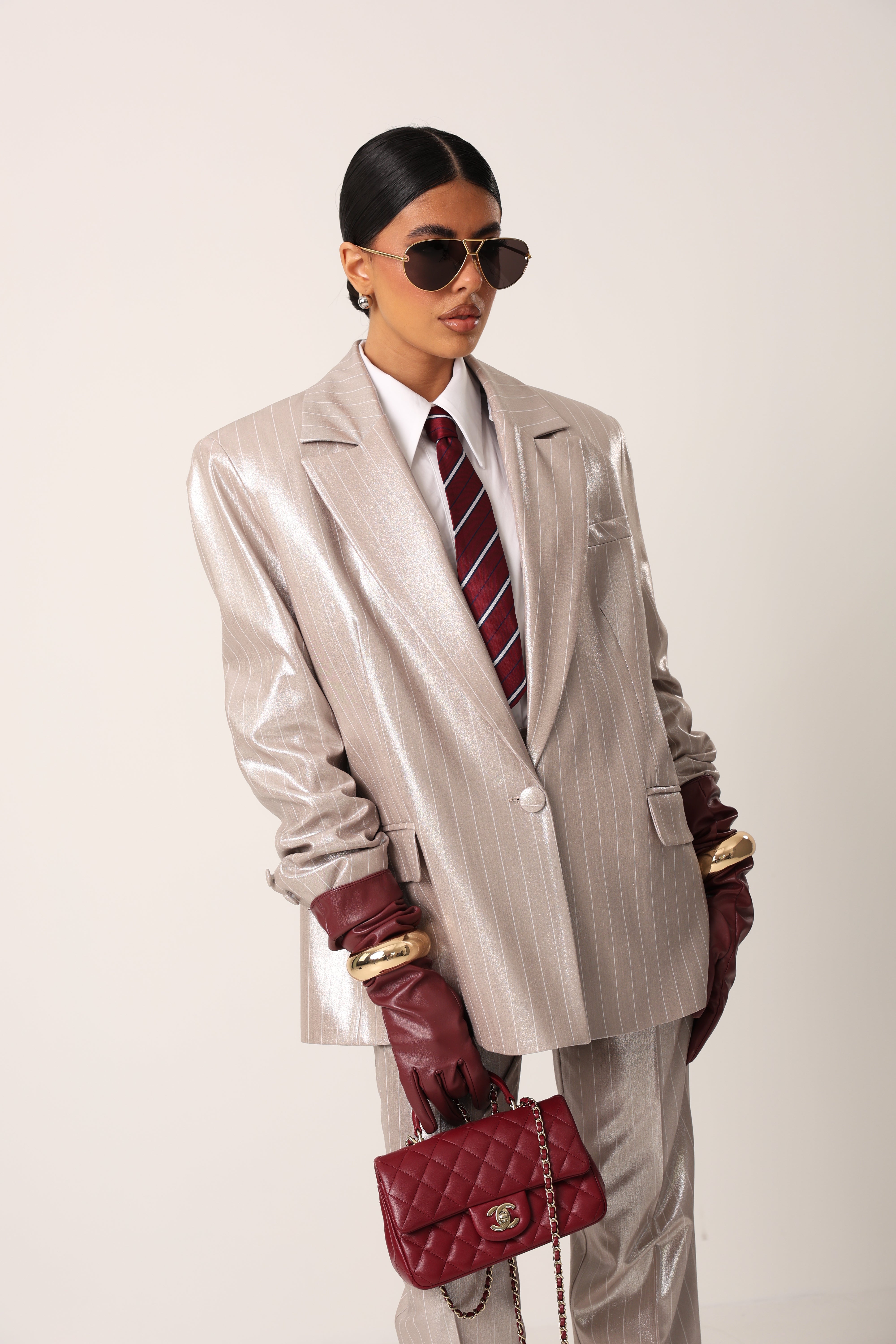 BLAZER GESSATO SIGNORIA PLACCATO BY MARZIA MANGO