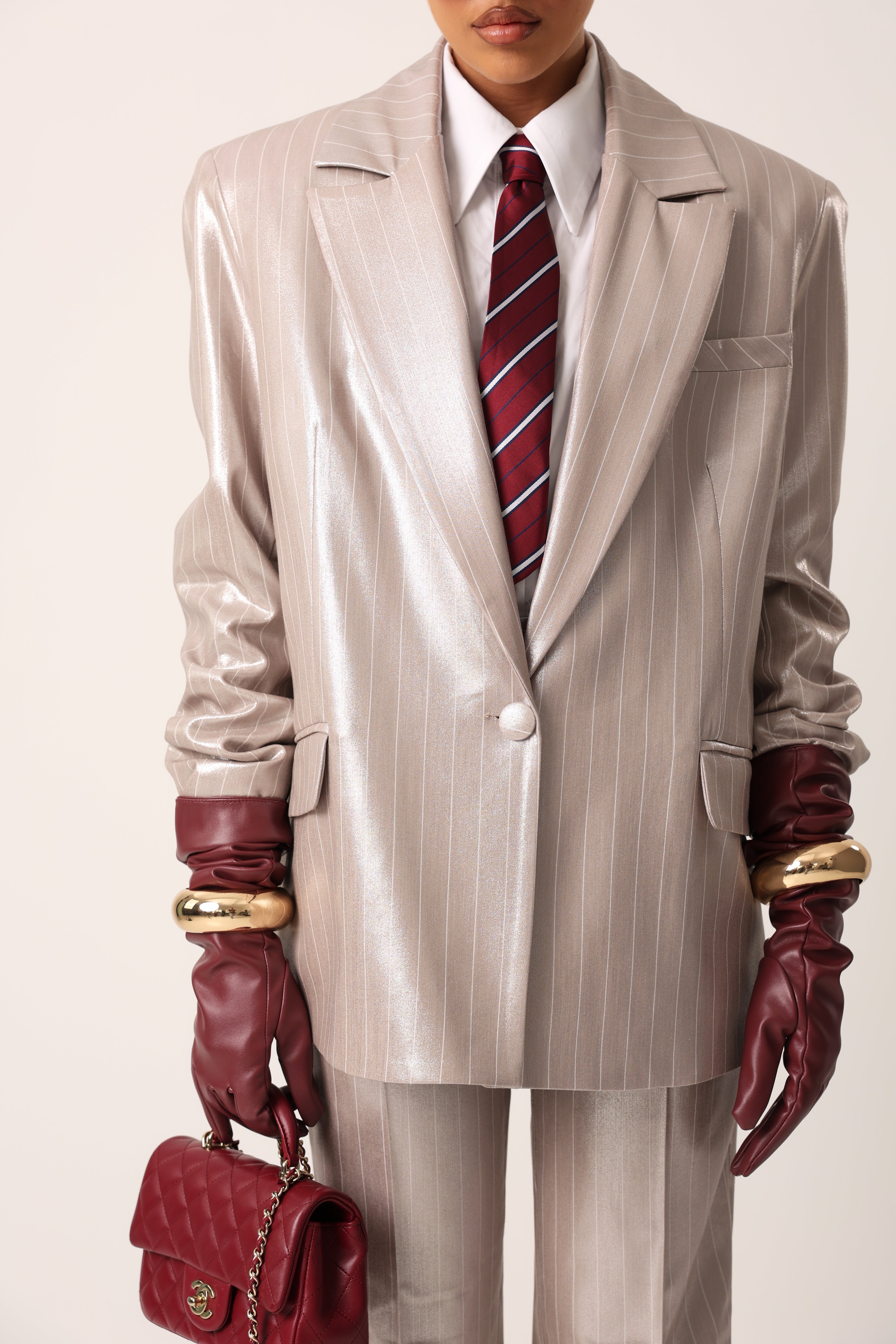BLAZER GESSATO SIGNORIA PLACCATO BY MARZIA MANGO