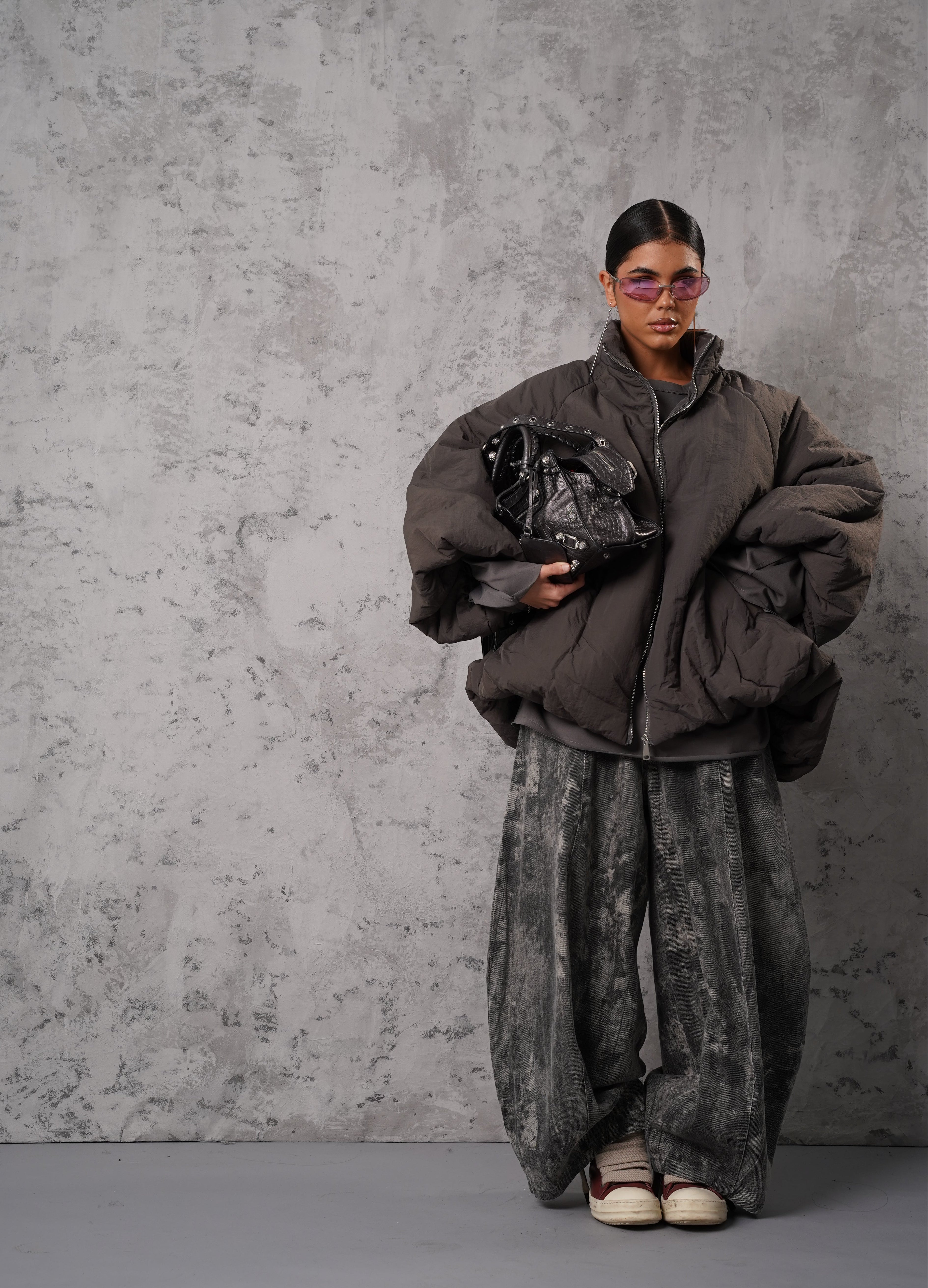 JEANS BALLOON PONZA SFUMATO GRIGI