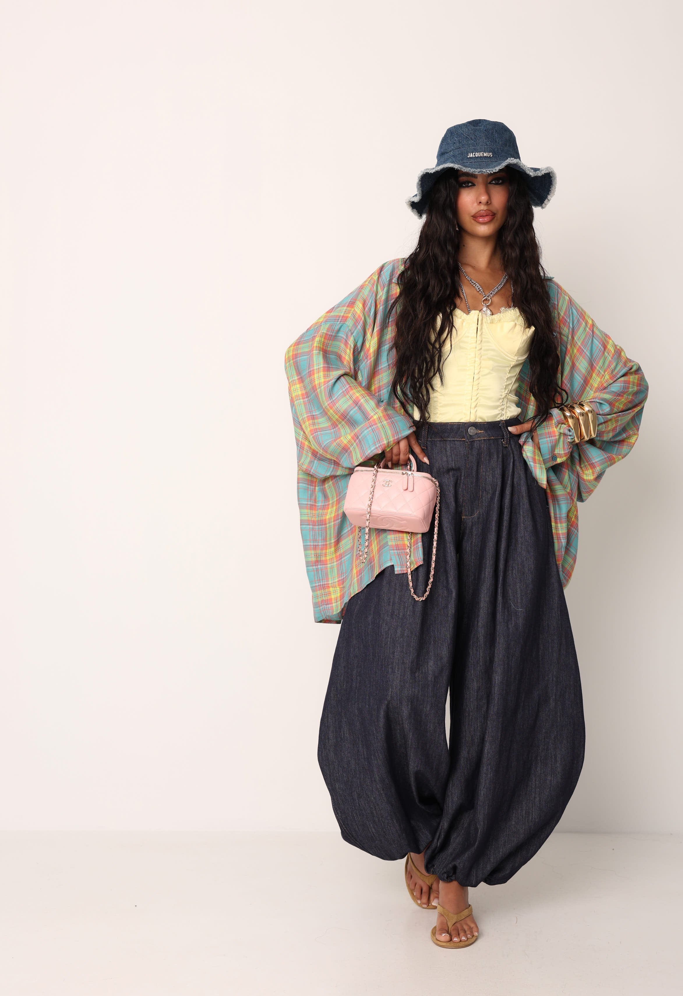 JEANS BALLOON HILDA DENIM SCURO