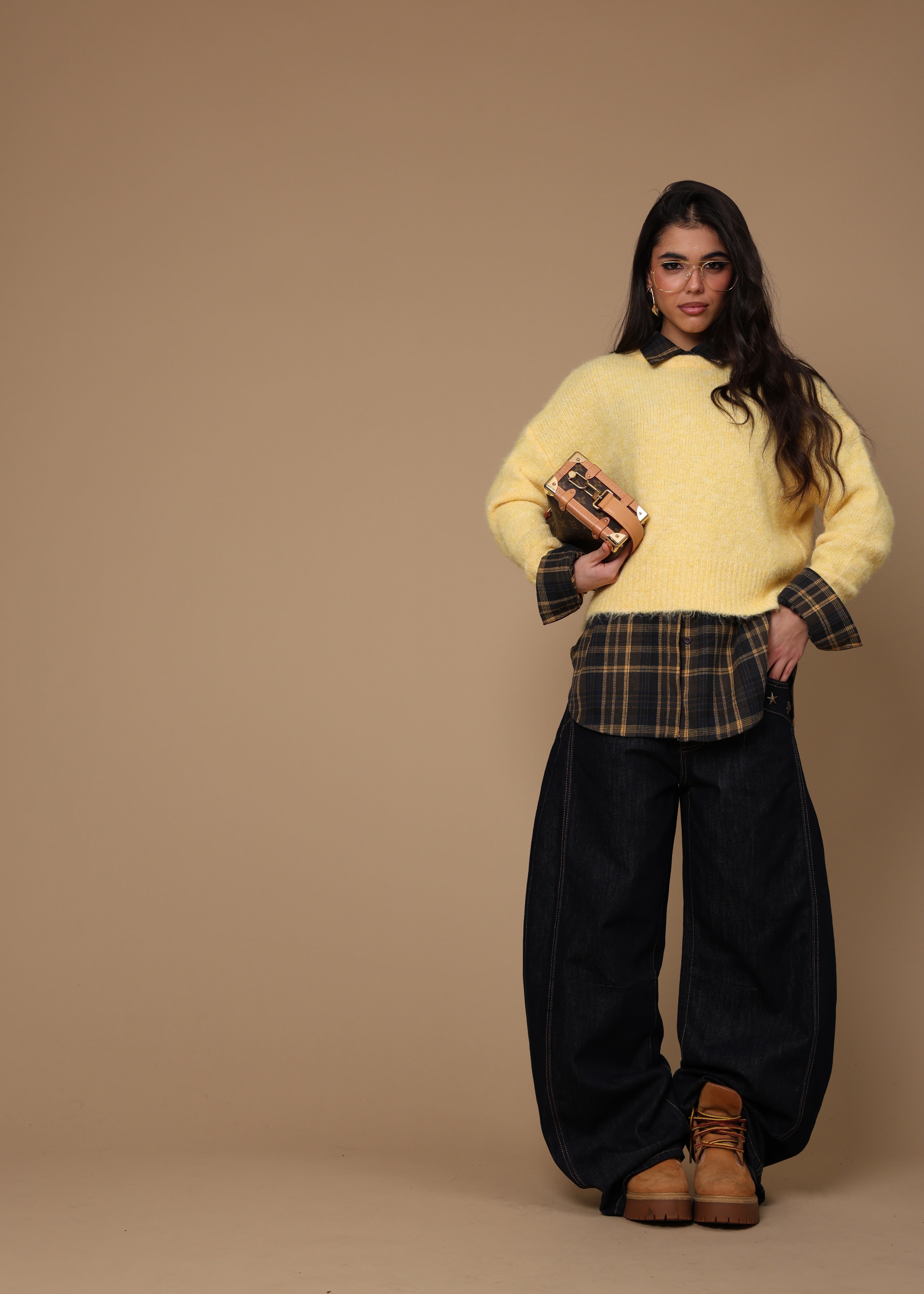 PULL MELANGE ARTEMISIA GIALLO