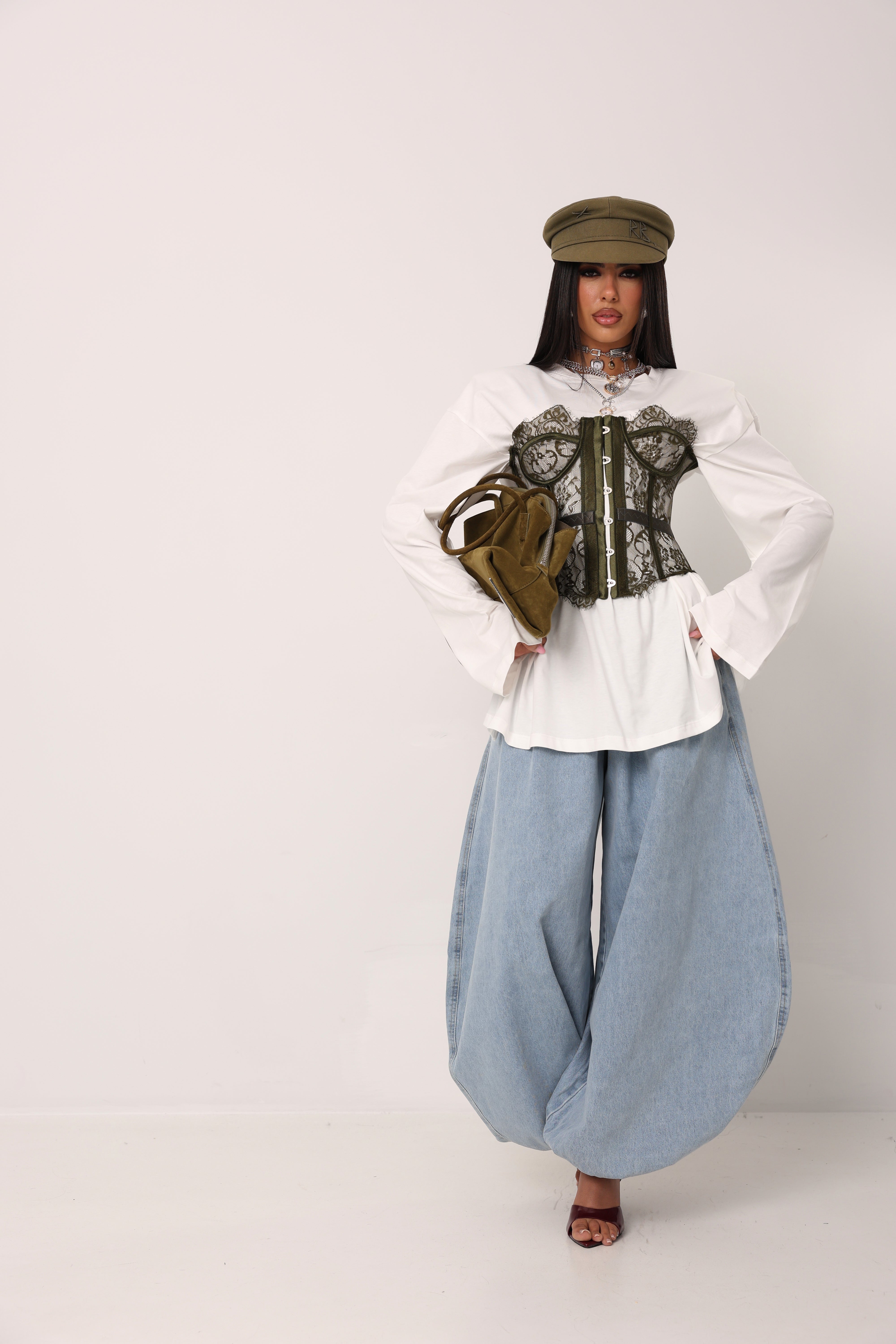 MAGLIA SPALLINE ZAYN BIANCA