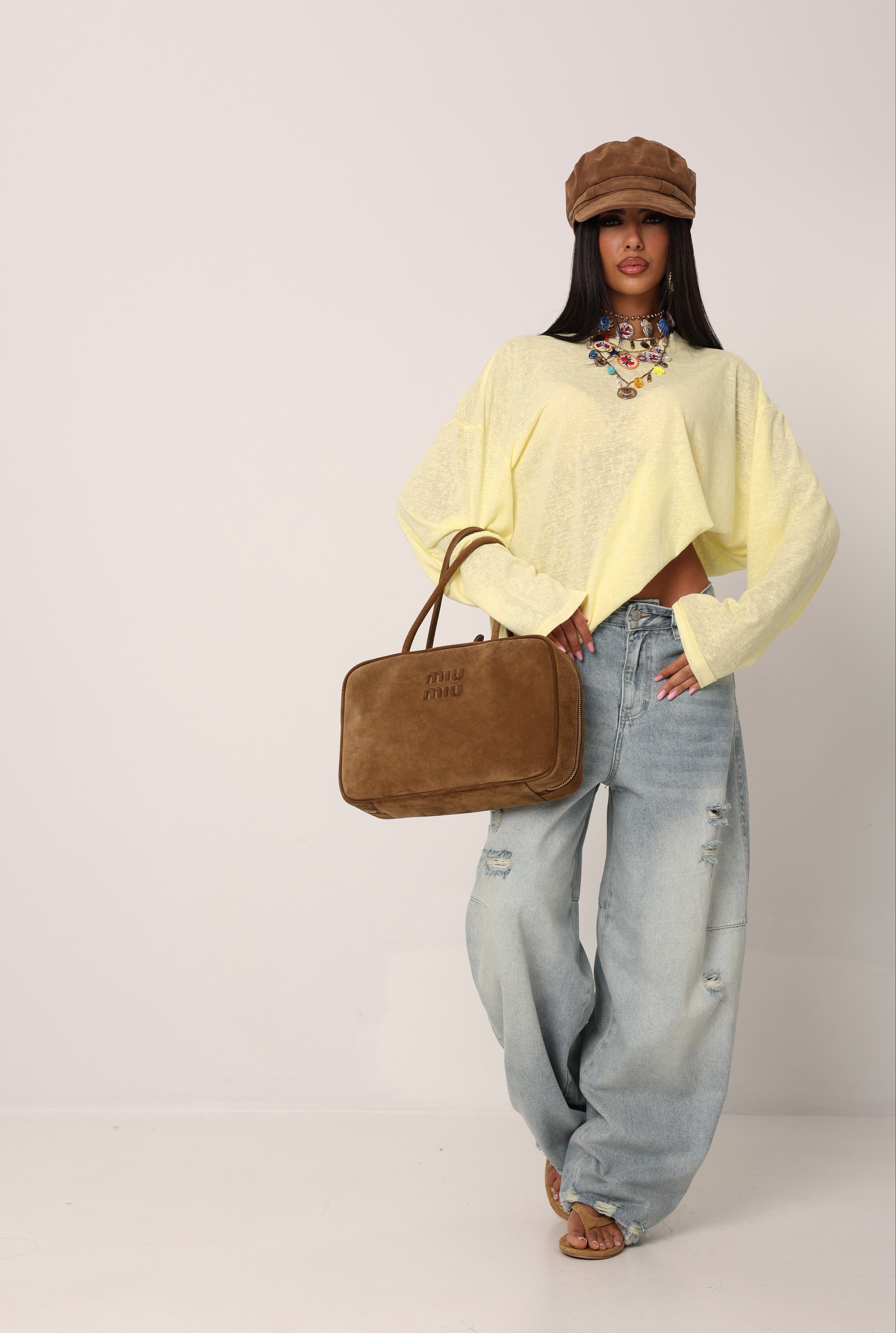 JEANS BALLOON INARI DENIM CHIARO