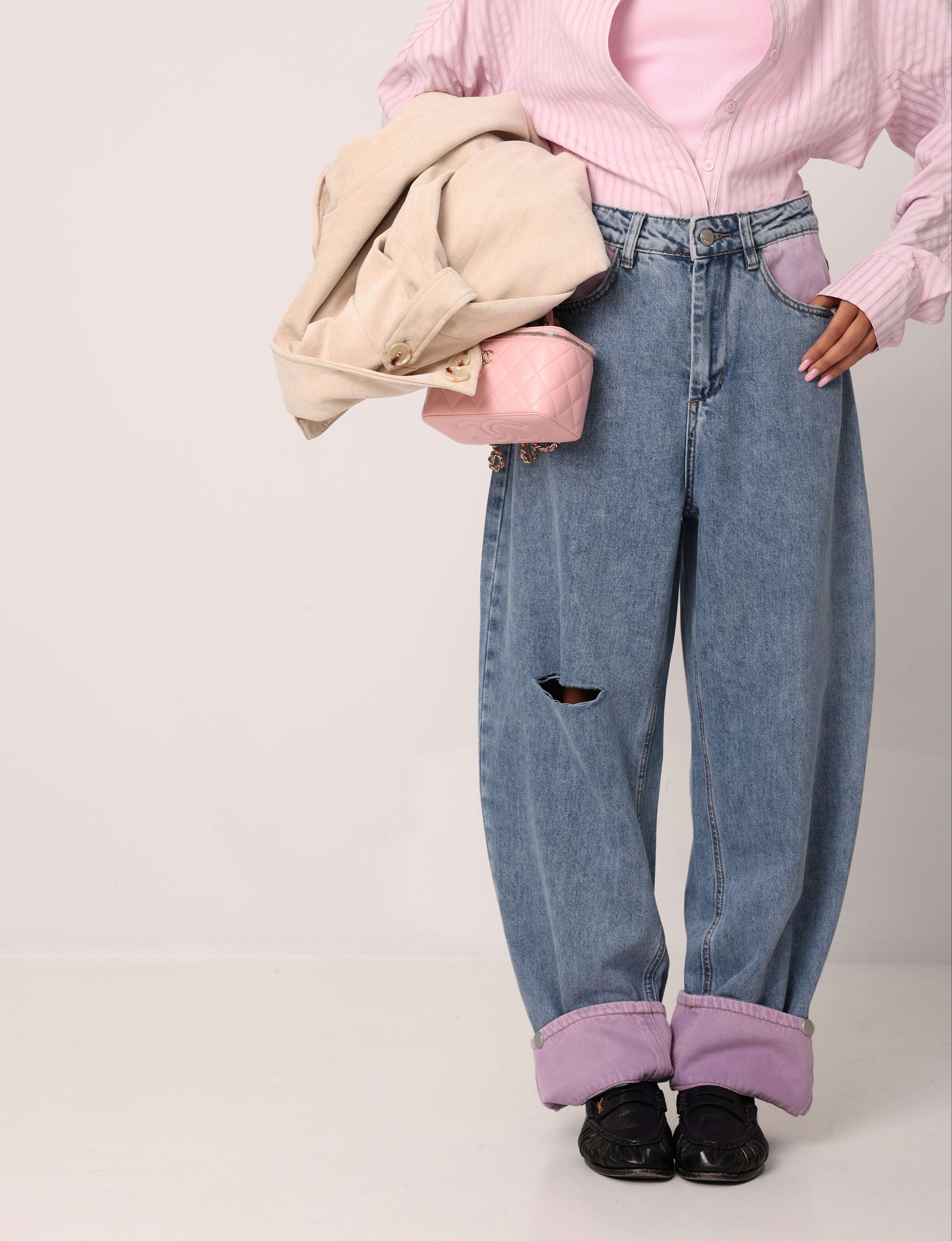 JEANS CLEMENTINO LILLA