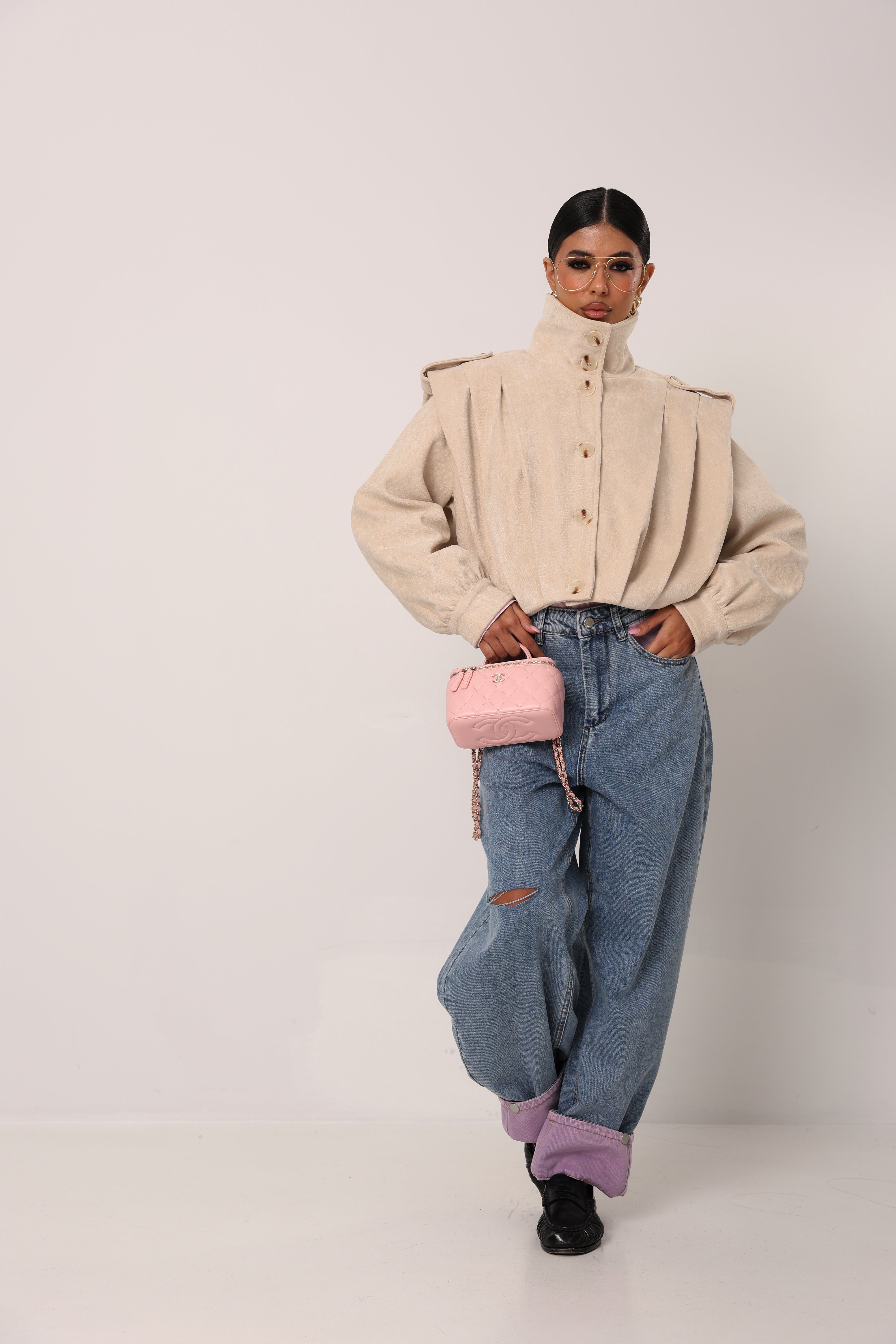 GIUBBINO ECOCAMOSCIO AMET BEIGE