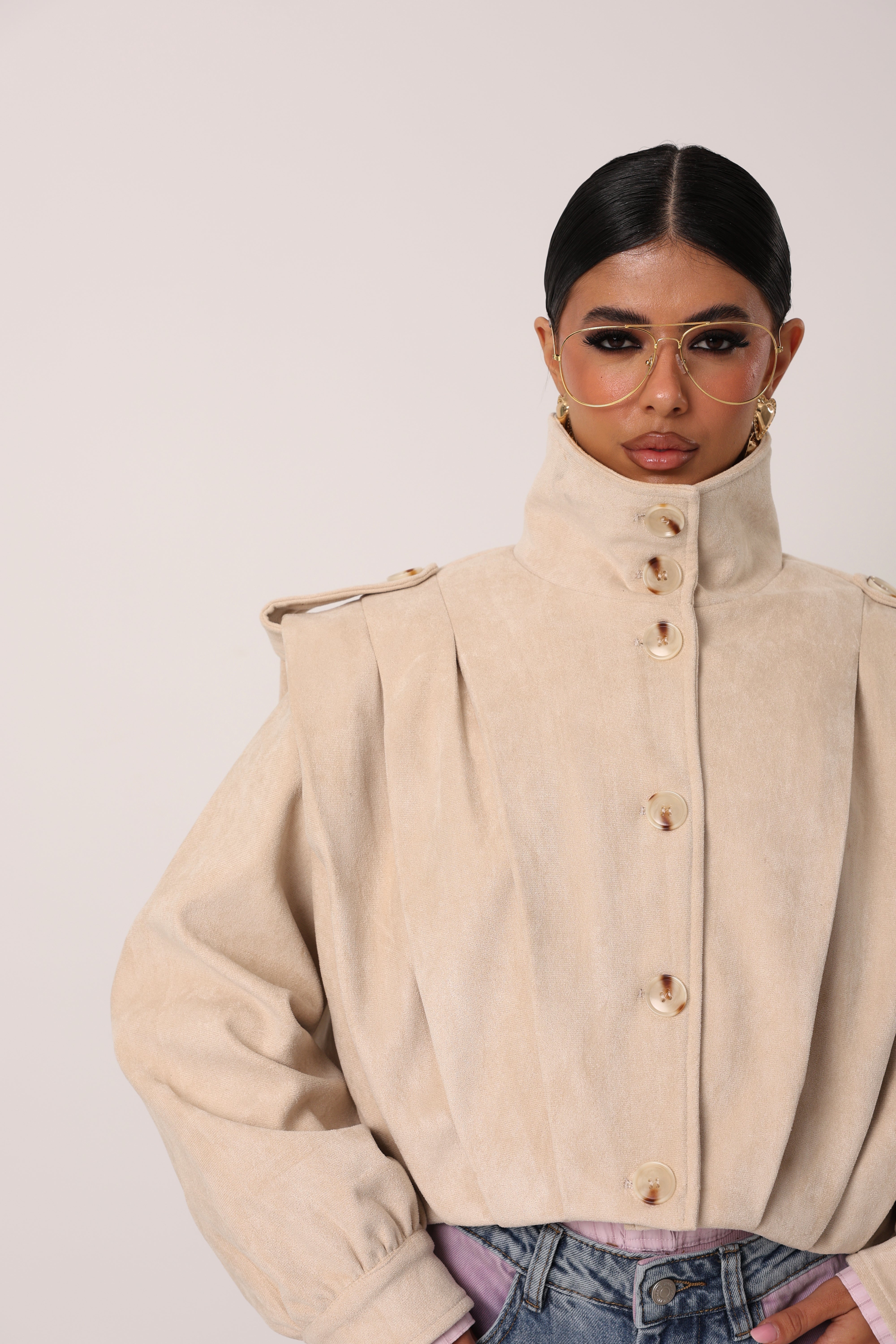 GIUBBINO ECOCAMOSCIO AMET BEIGE