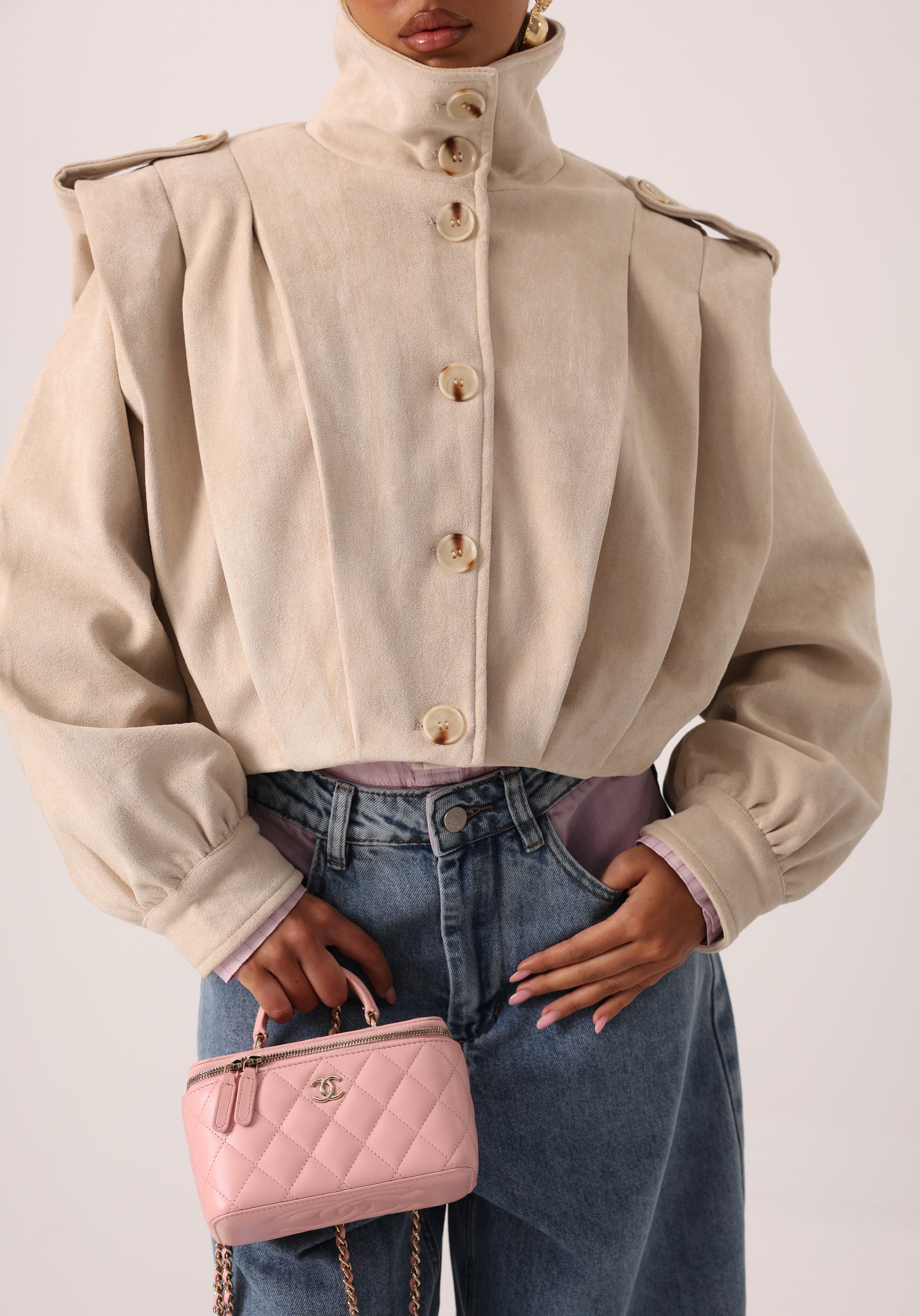 GIUBBINO ECOCAMOSCIO AMET BEIGE