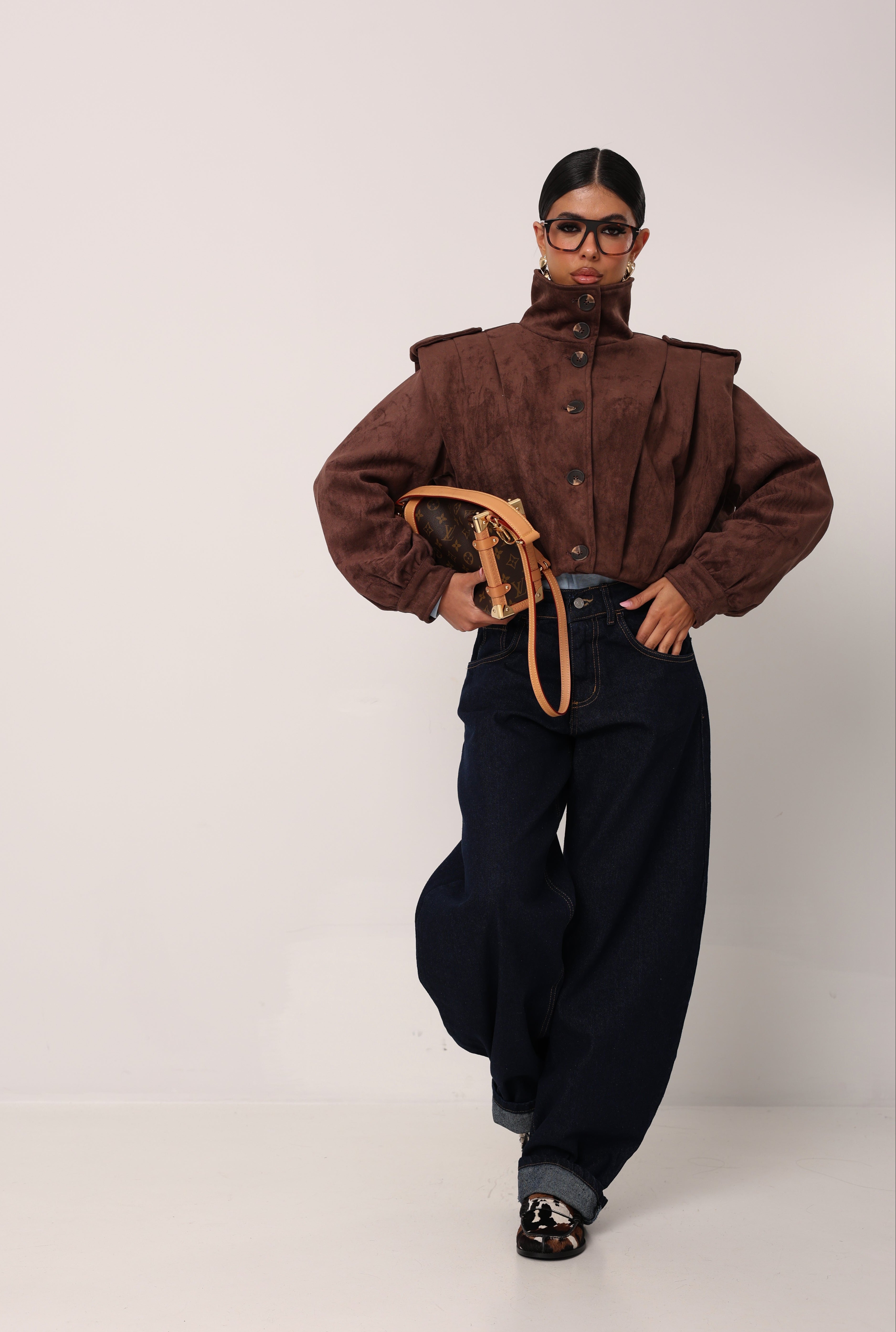 GIUBBINO ECOCAMOSCIO AMET MARRONE