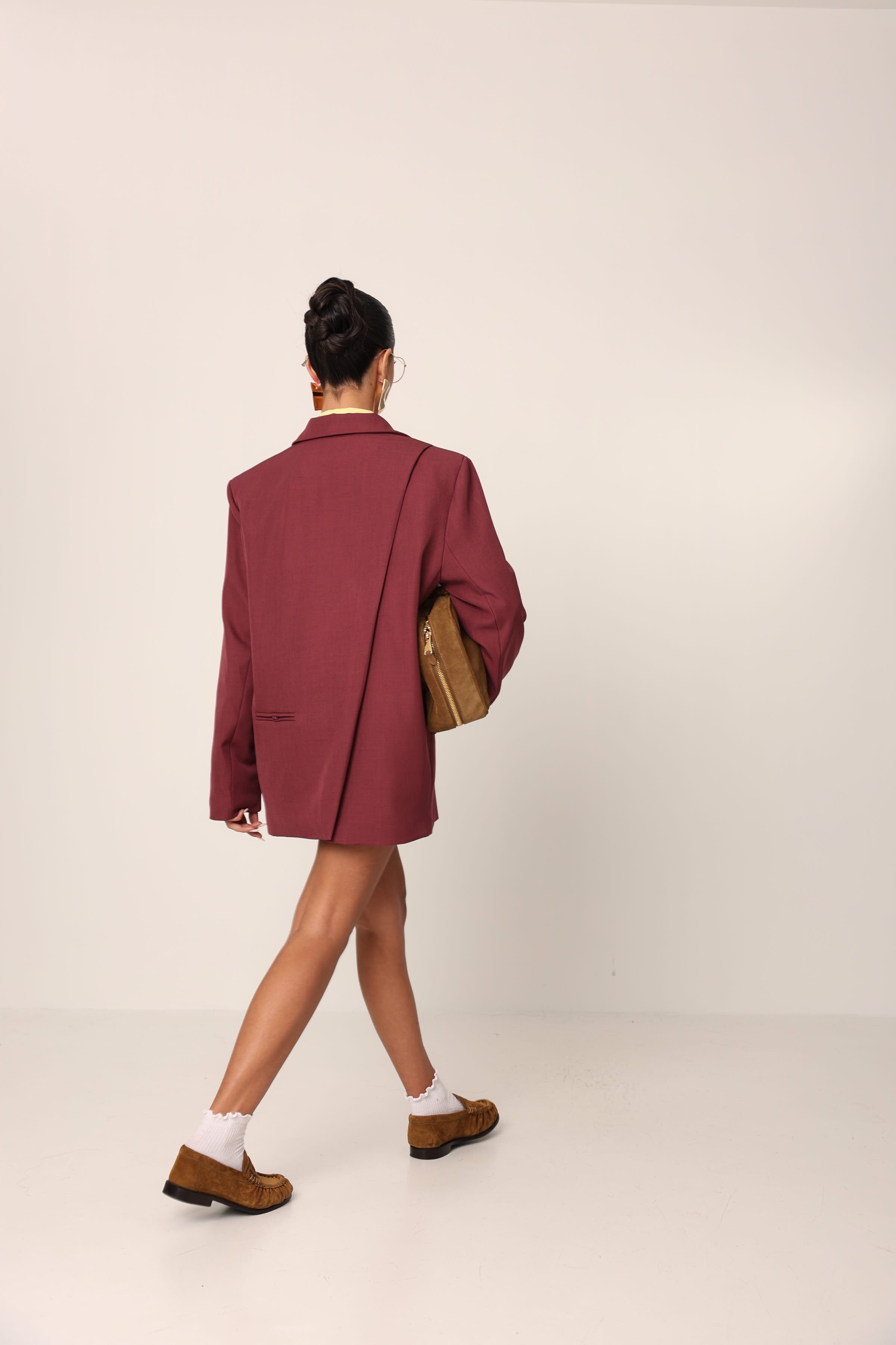 BLAZER GRETA BORGOGNA