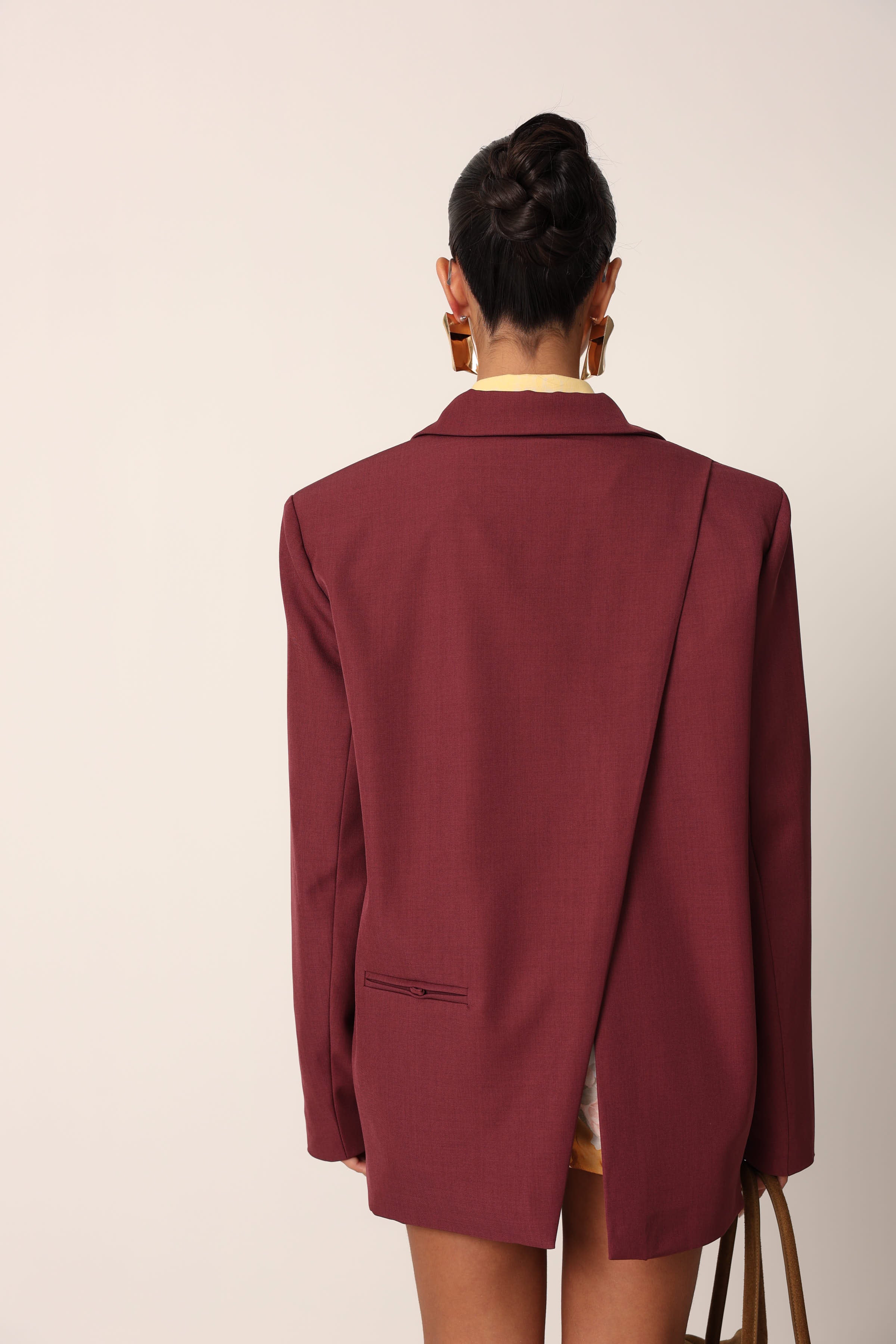 BLAZER GRETA BORGOGNA
