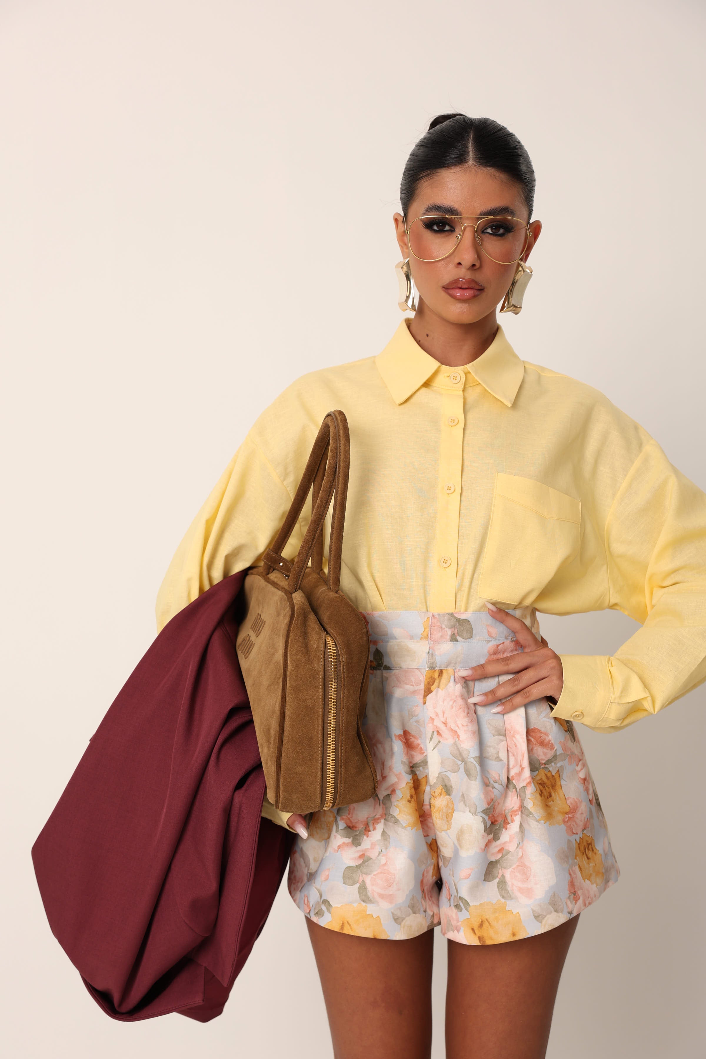 CAMICIA TASCA CHARLIE GIALLA