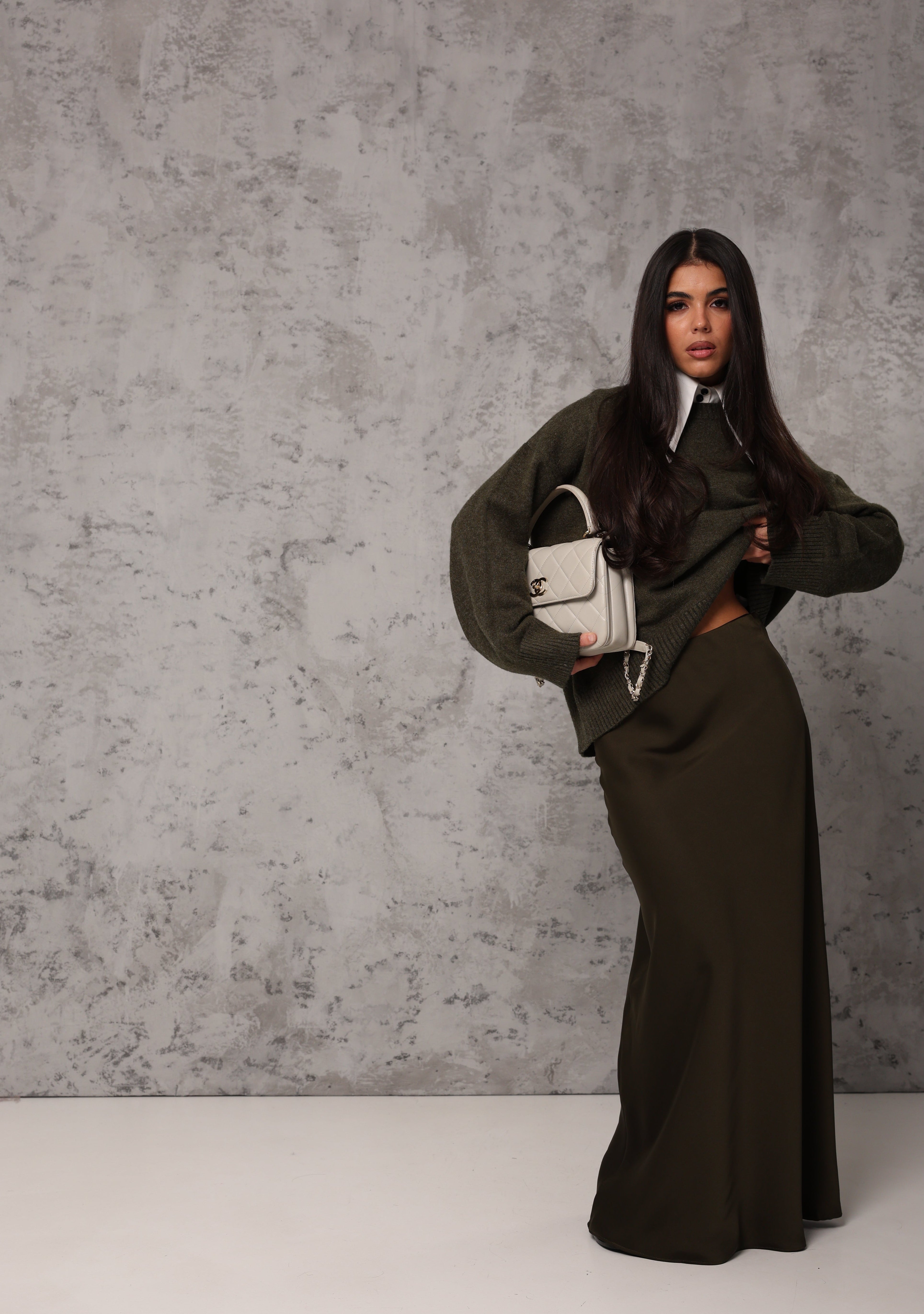 GONNA SATINATA TRILLY VERDE