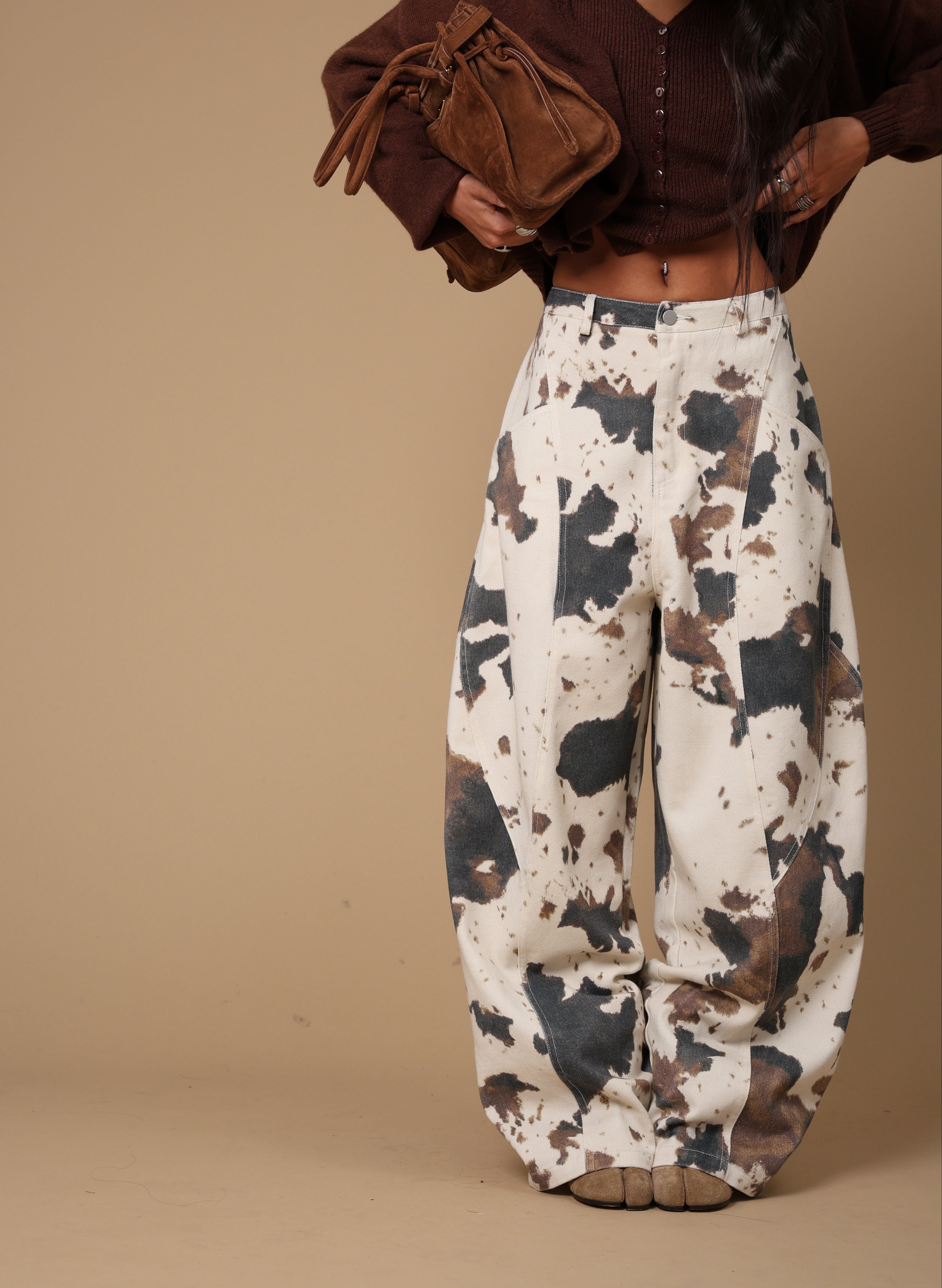 JEANS VANESSA ANIMALIER